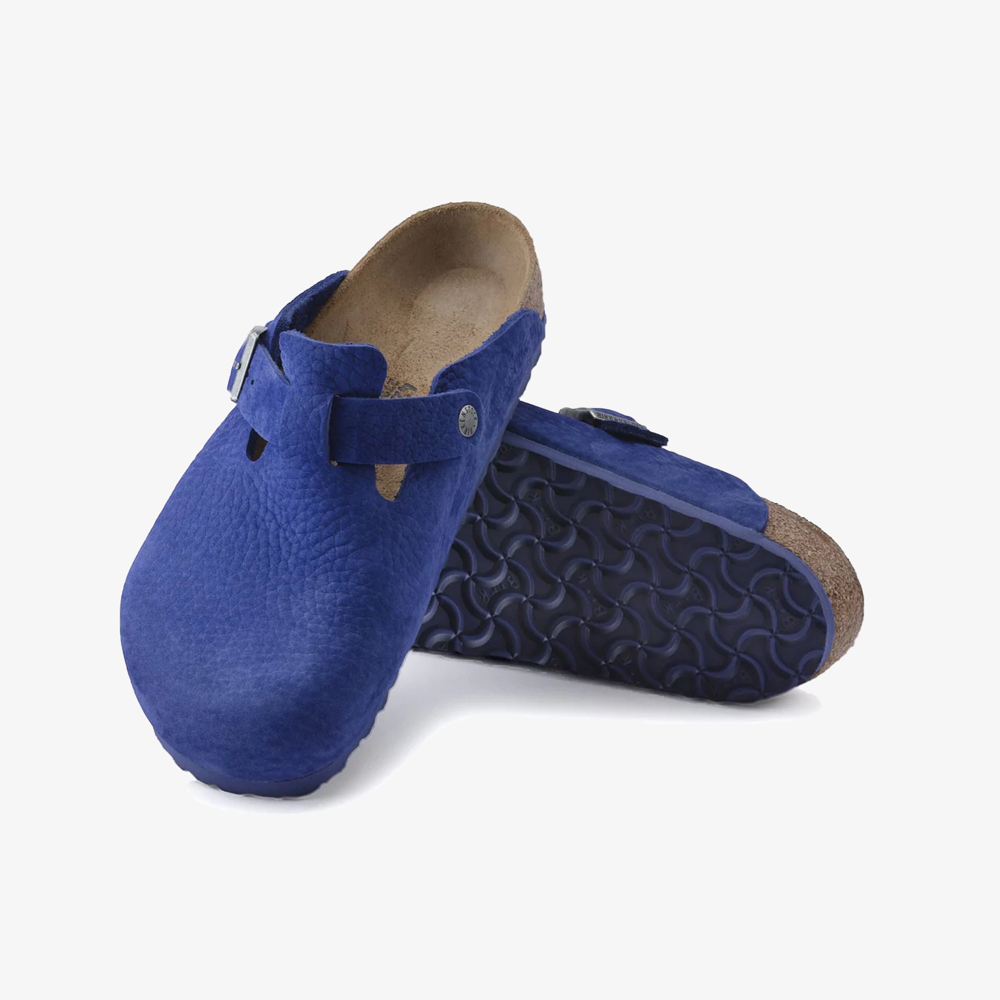 Birkenstock | BOSTON NUBUCK LEATHER { BLUE/INDIGO BLUE
