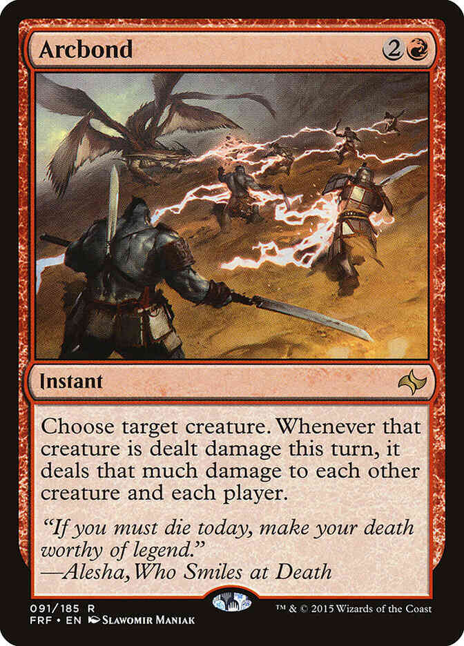 Arcbond 91 fate – Magic Arcbond [91] [Fate Reforged] [Non-Foil]