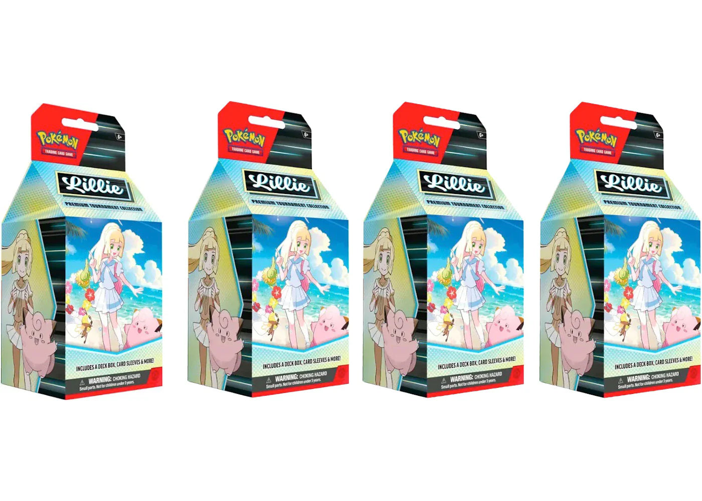 Scarlet violet journey – 2025 Pokémon Scarlet & Violet Journey Together Lillie Premium Tournament Collection 4x Lot
