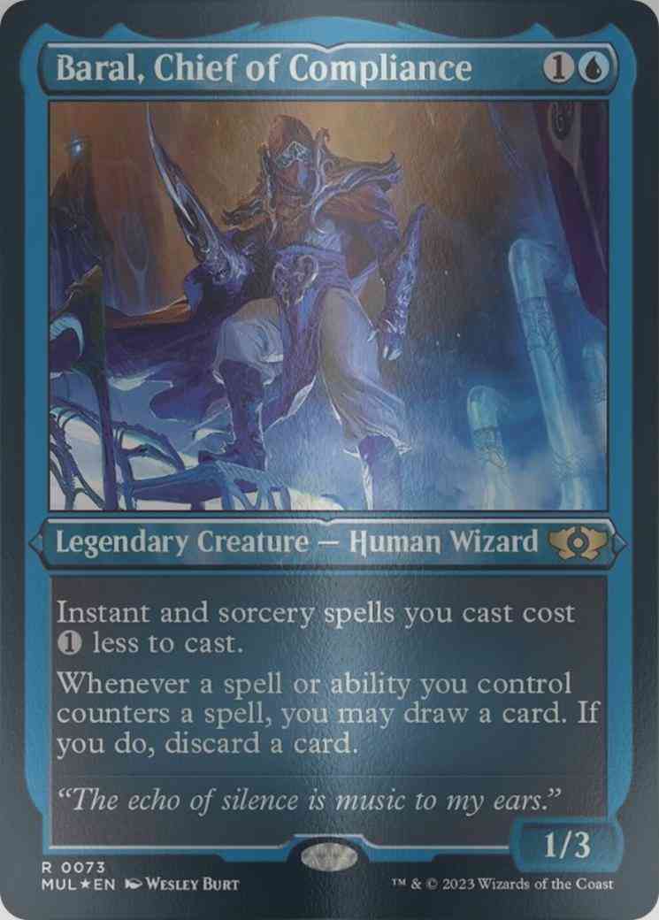 Magic Baral, Chief of Compliance [73] [Multiverse Legends] [Etched Foil]