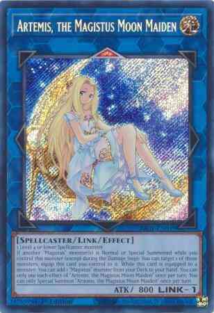 Artemis the magistus – Yu-Gi-Oh! Artemis, the Magistus Moon Maiden - RA01-EN049 - Secret Rare - 1st Edition