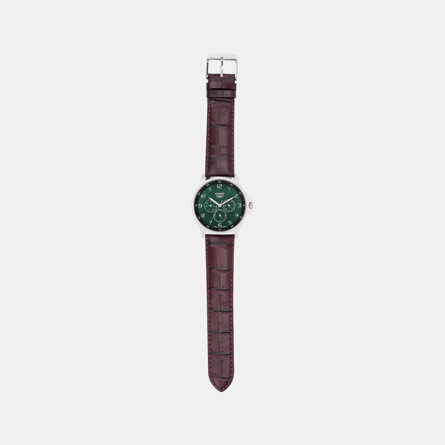 Casio Enticer Men Quartz Green Dial Analog Stainless Steel Watch A2456 - view 4