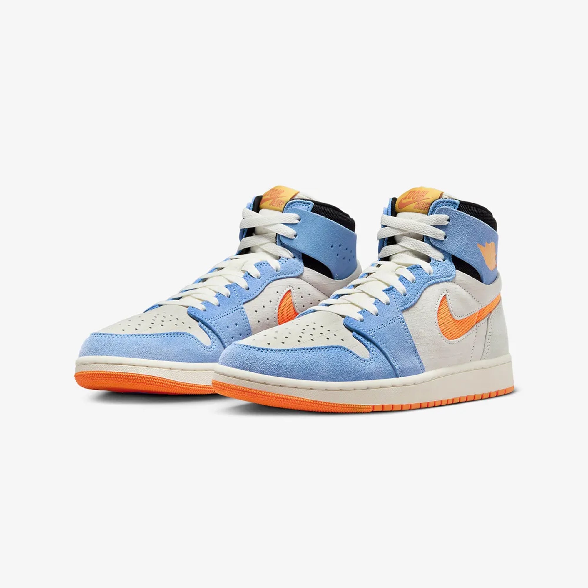 Jordan | AIR JORDAN 1 ZOOM CMFT 2 { SAIL/ALPHA ORANGE-ROYAL PULSE