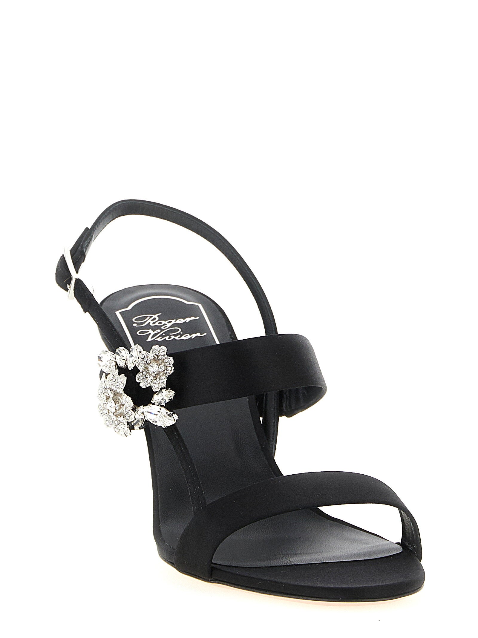 Roger Vivier Mini Bouquet Sandals – 68% viscose, 32% silk - view 2