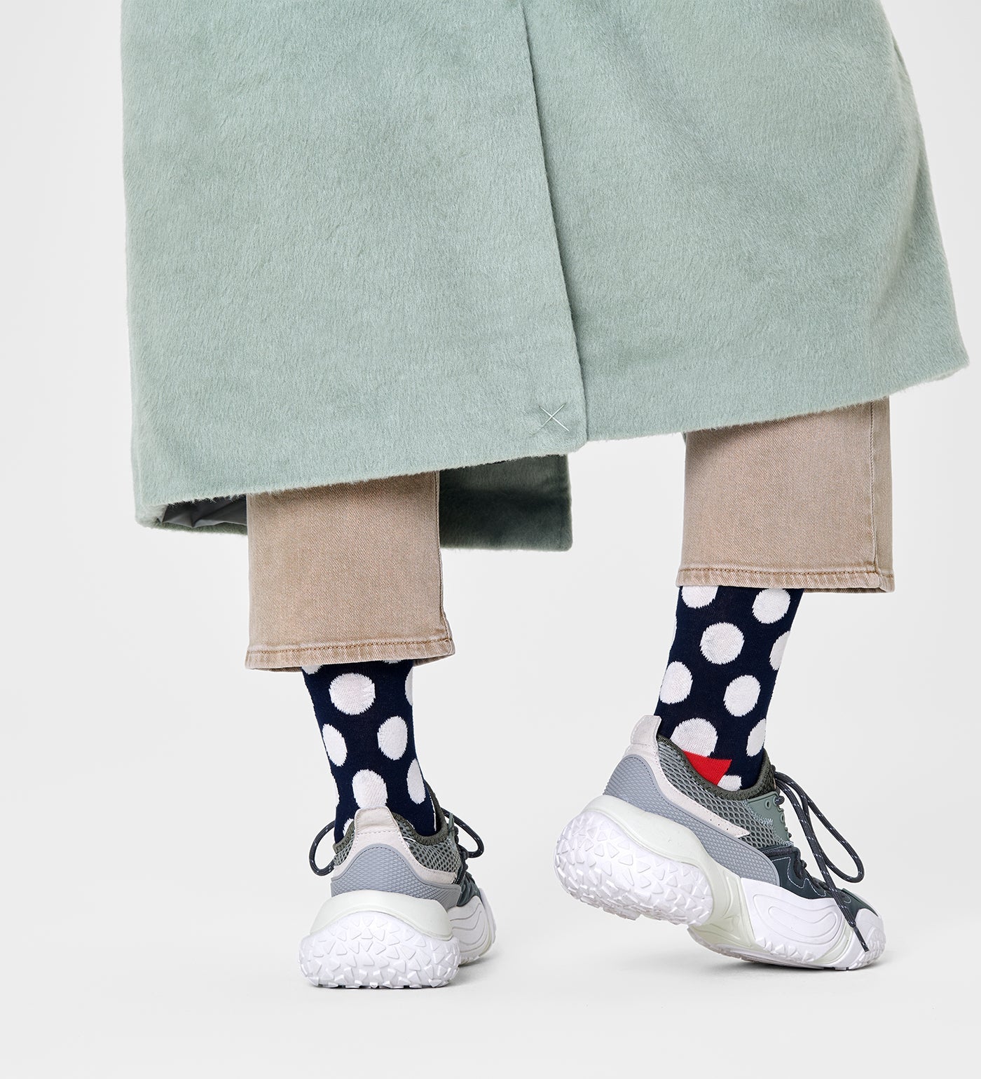 Happy Socks Unisex Big Dot Crew Length Socks for Women and Men - view 4