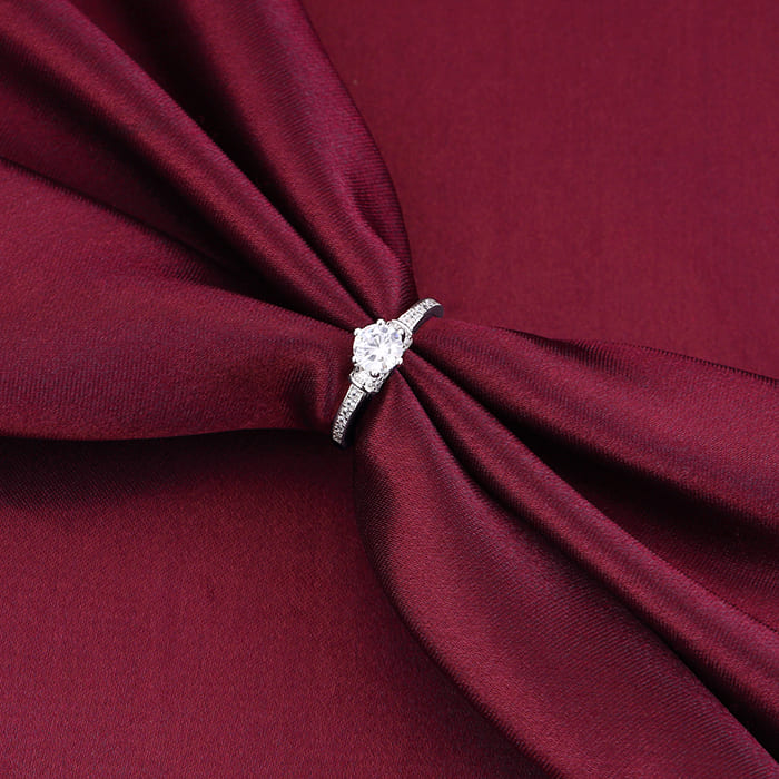 GIVA Jewellery Silver Enfold Ring - view 2