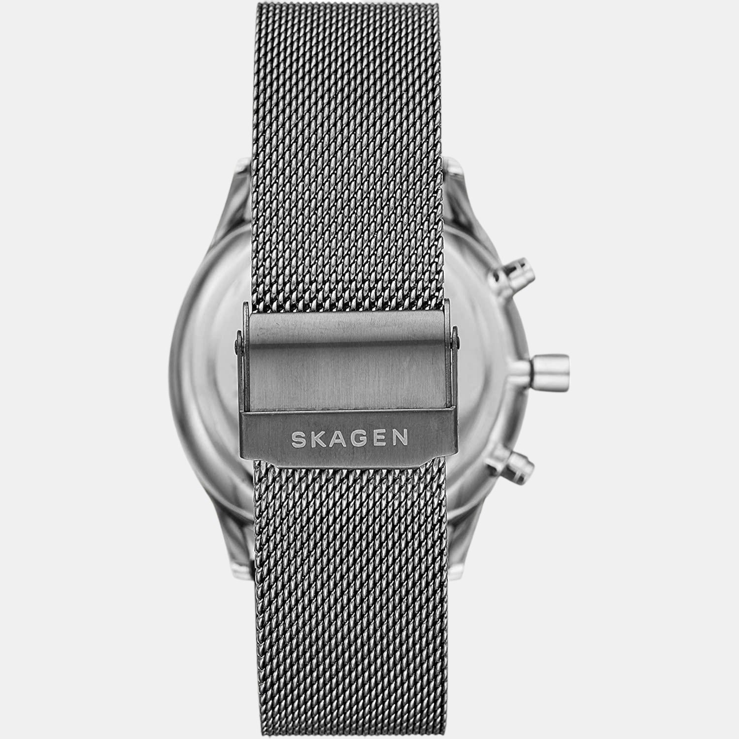 Skagen Holst Men Quartz Grey Dial Chronograph Stainless Steel Watch SKW6608 - view 2