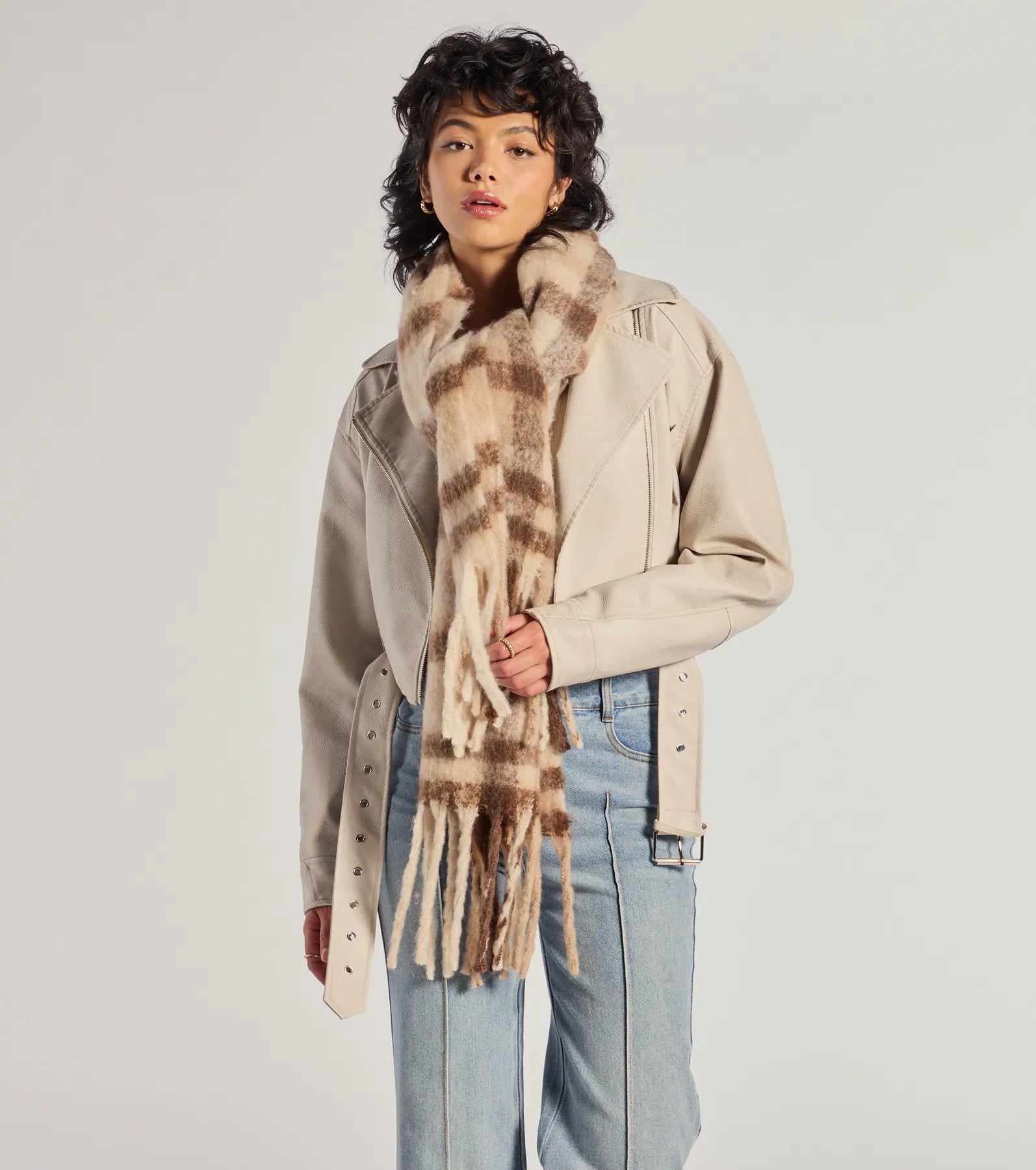 Windsor Plaid Moment Blanket Scarf – ASSORTED