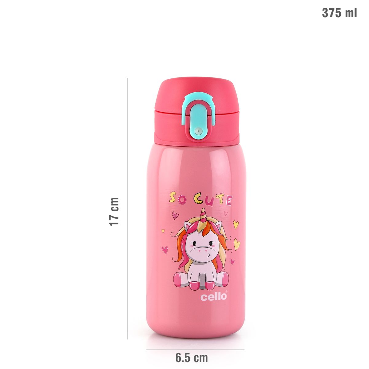 Cello Junior 375 Hot & Cold Stainless Steel Kids Water Bottle, 375ml - view 26
