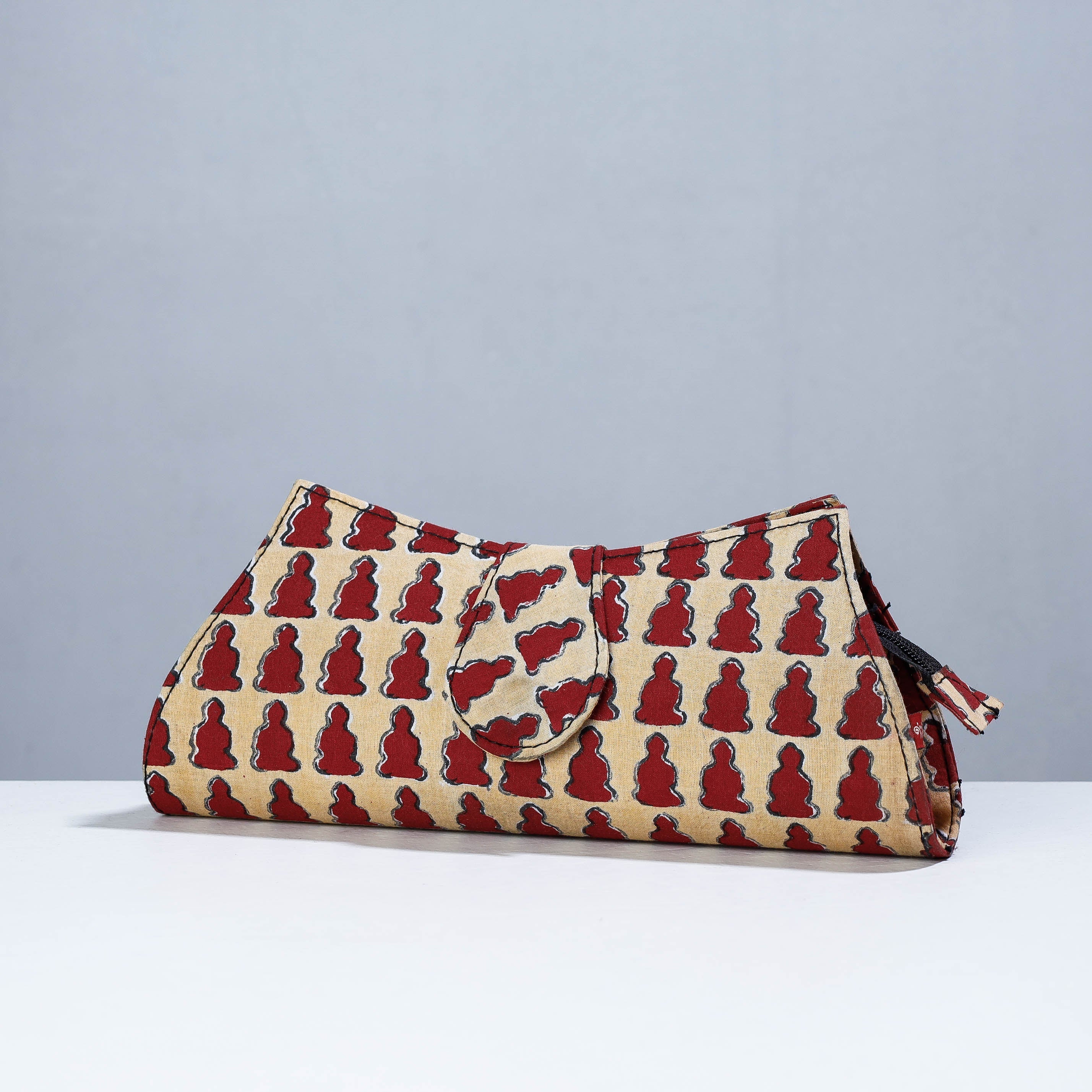HAVELI CHRONICLES Block Printing Cotton Clutch