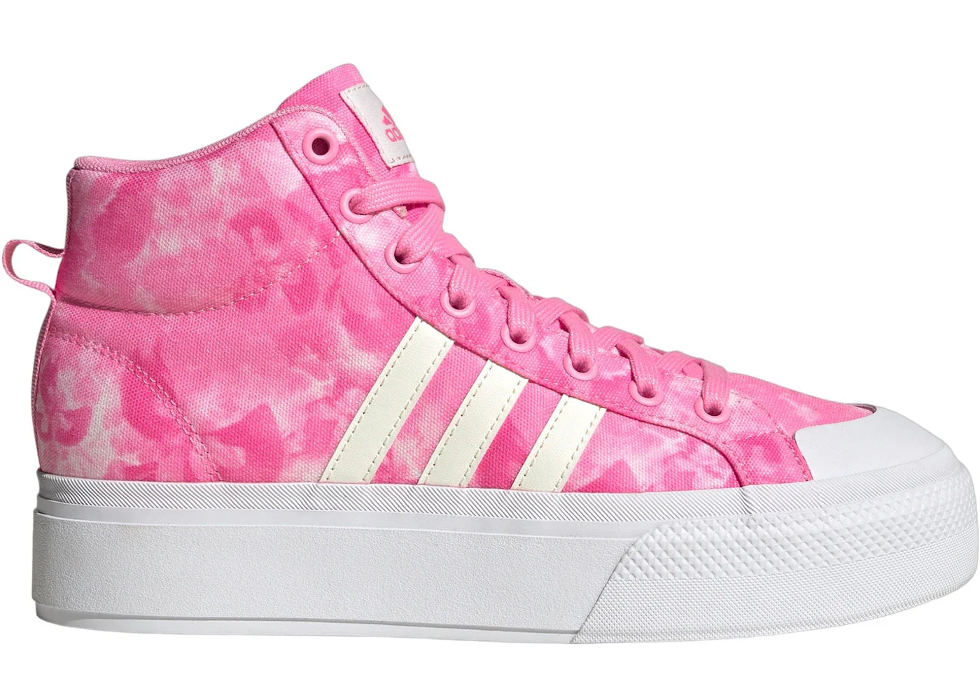 adidas Bravada 2.0 Platform Mid Pulse Magenta Off White Cloud White (Women's) - view 2