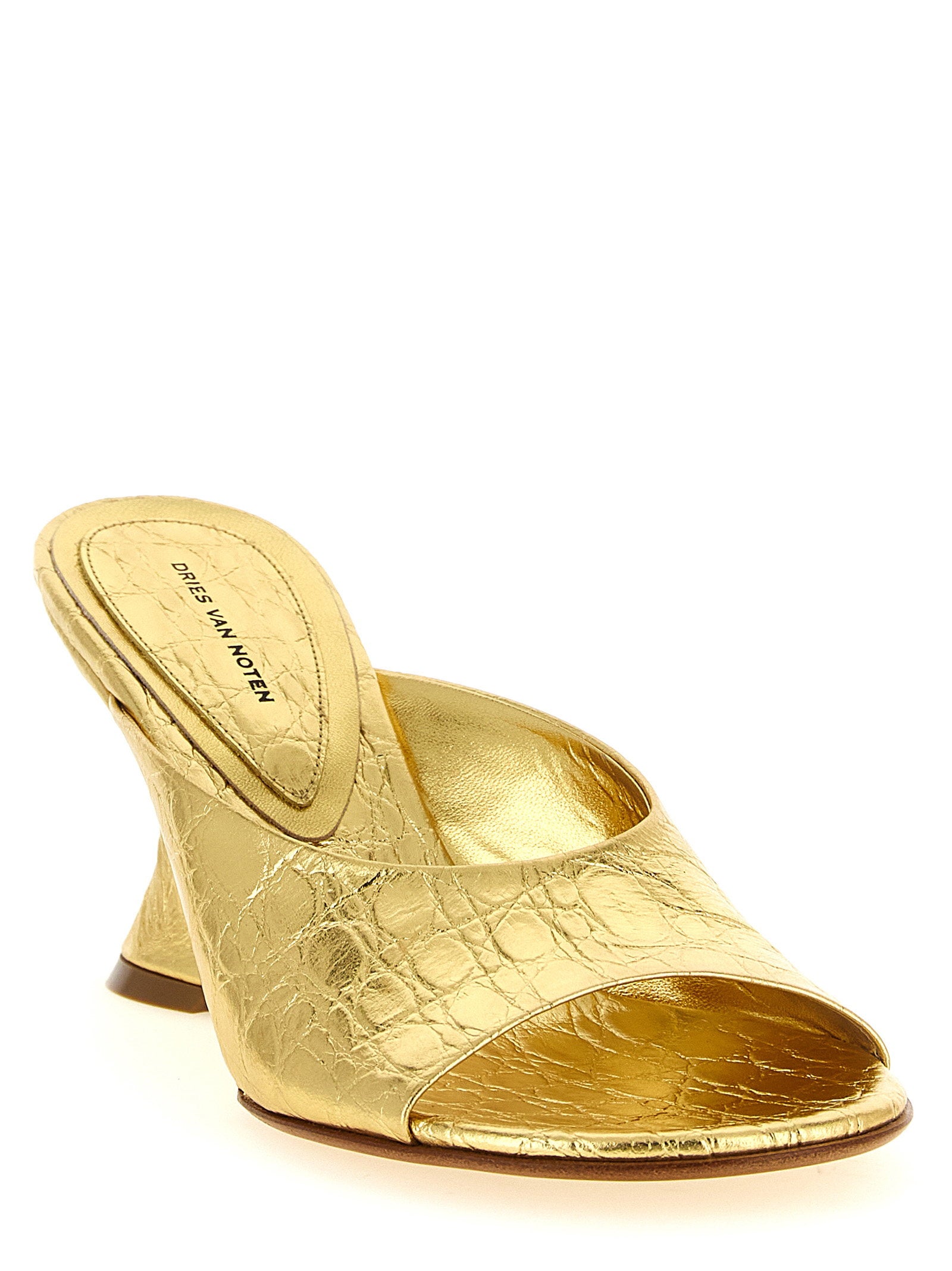 Dries Van Noten Curved Wedge Mules - view 2