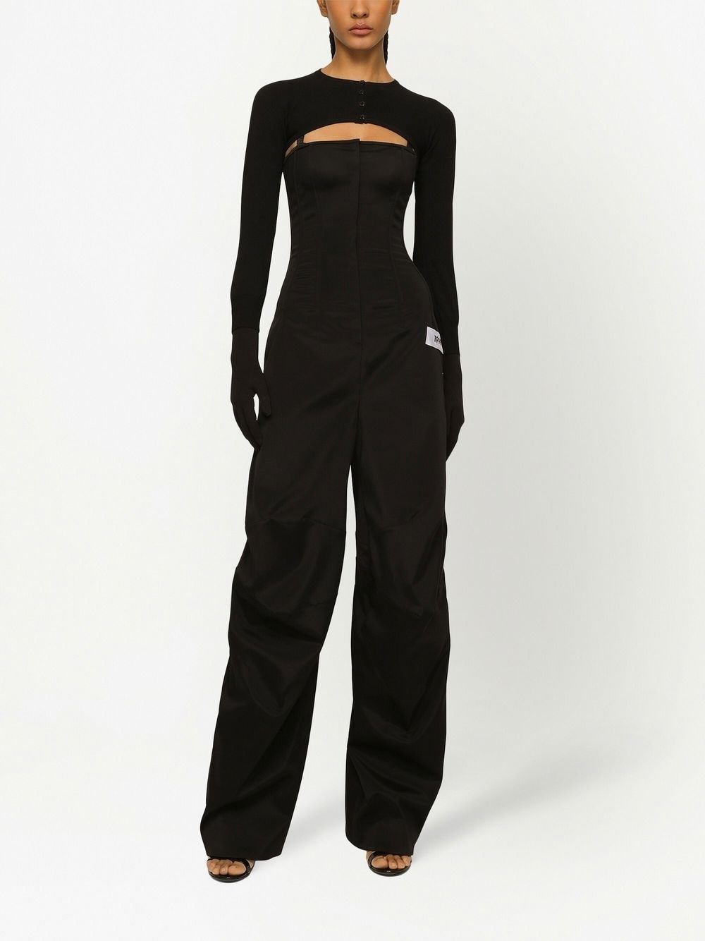 Dolce & Gabbana cropped button-fastening cardigan - view 2