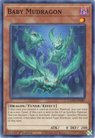 Yu-Gi-Oh! Baby Mudragon - DAMA-EN081 - Common - 1st Edition
