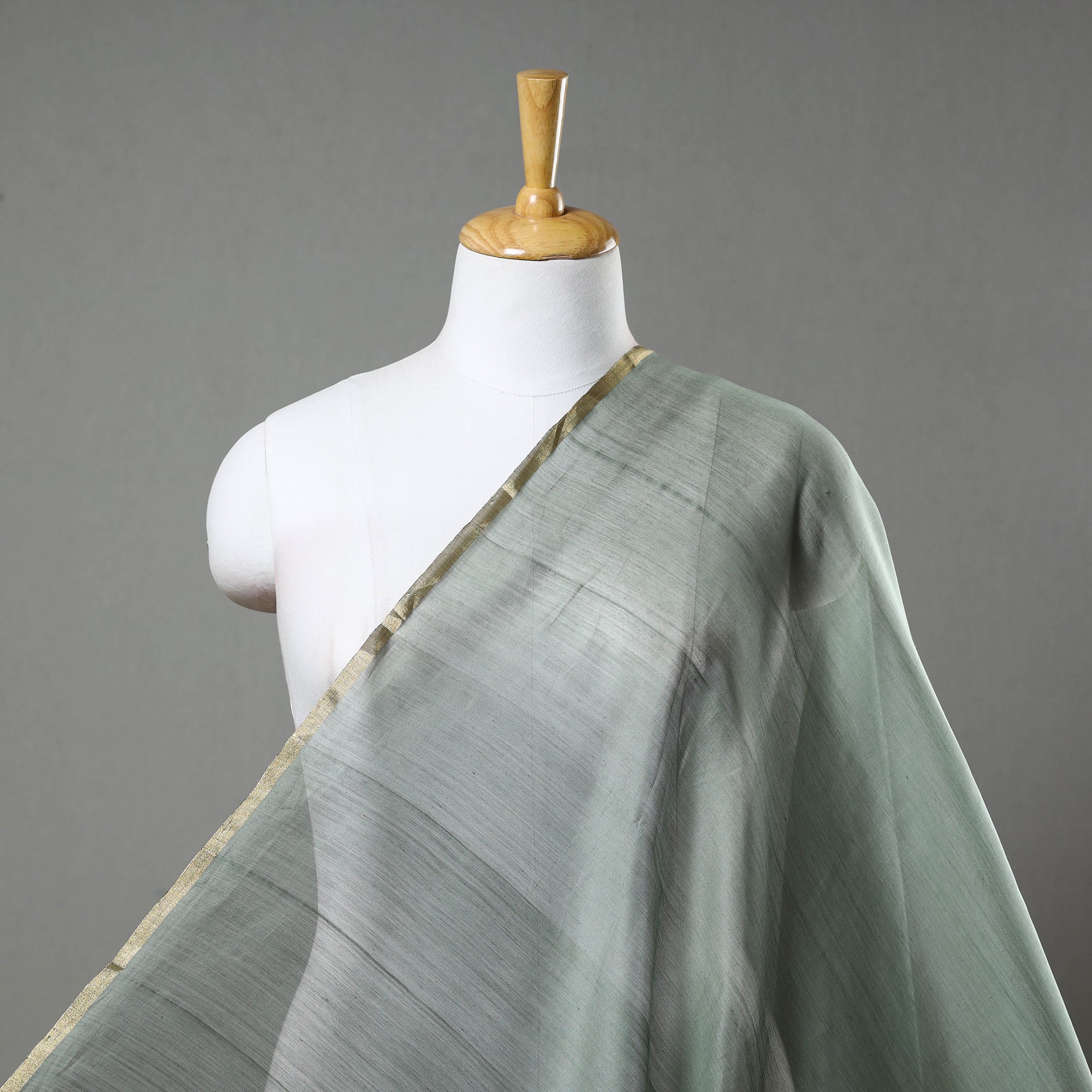 CHANDERI BY RAUPH KHAN Traditional Handloom Chanderi Silk Cotton Fabric 08