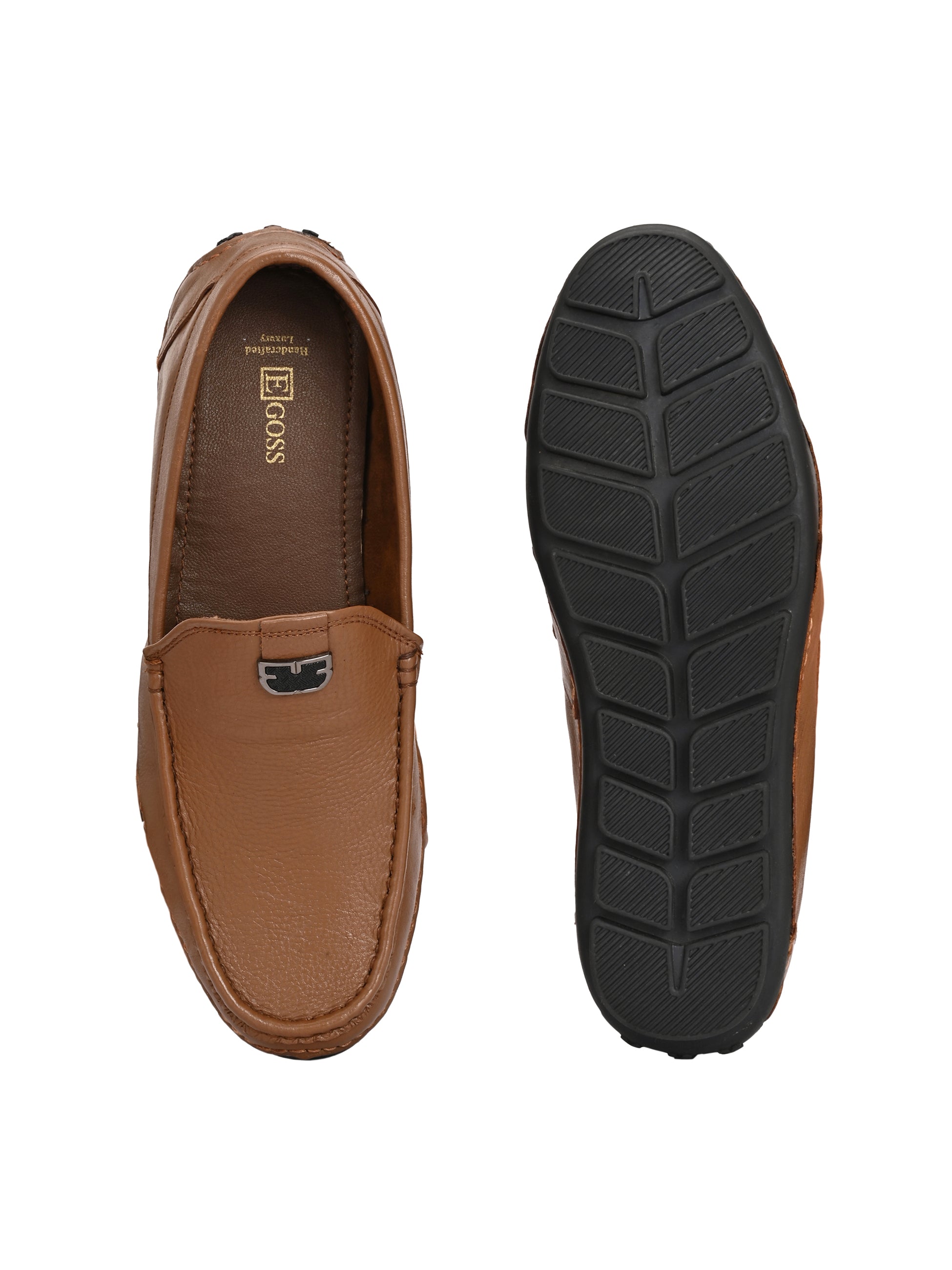 Egoss Shoes Egoss Casual Leather Loafers For Men - view 12