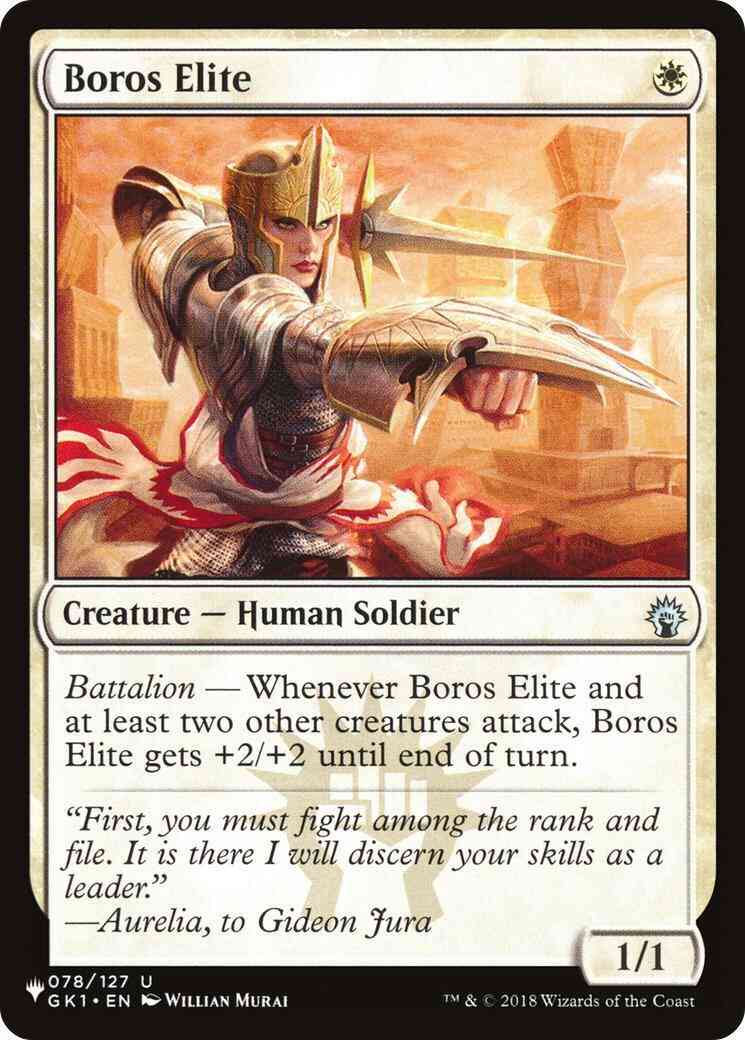 Boros elite gk1-78 – Magic Boros Elite [GK1-78] [The List] [Non-Foil]