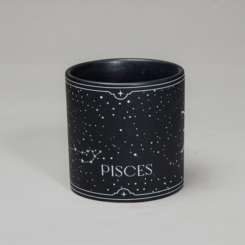ALMIRO TREE Black - Ceramic Sunsign Theme Coffee Mug Pisces (350ml) - view 3