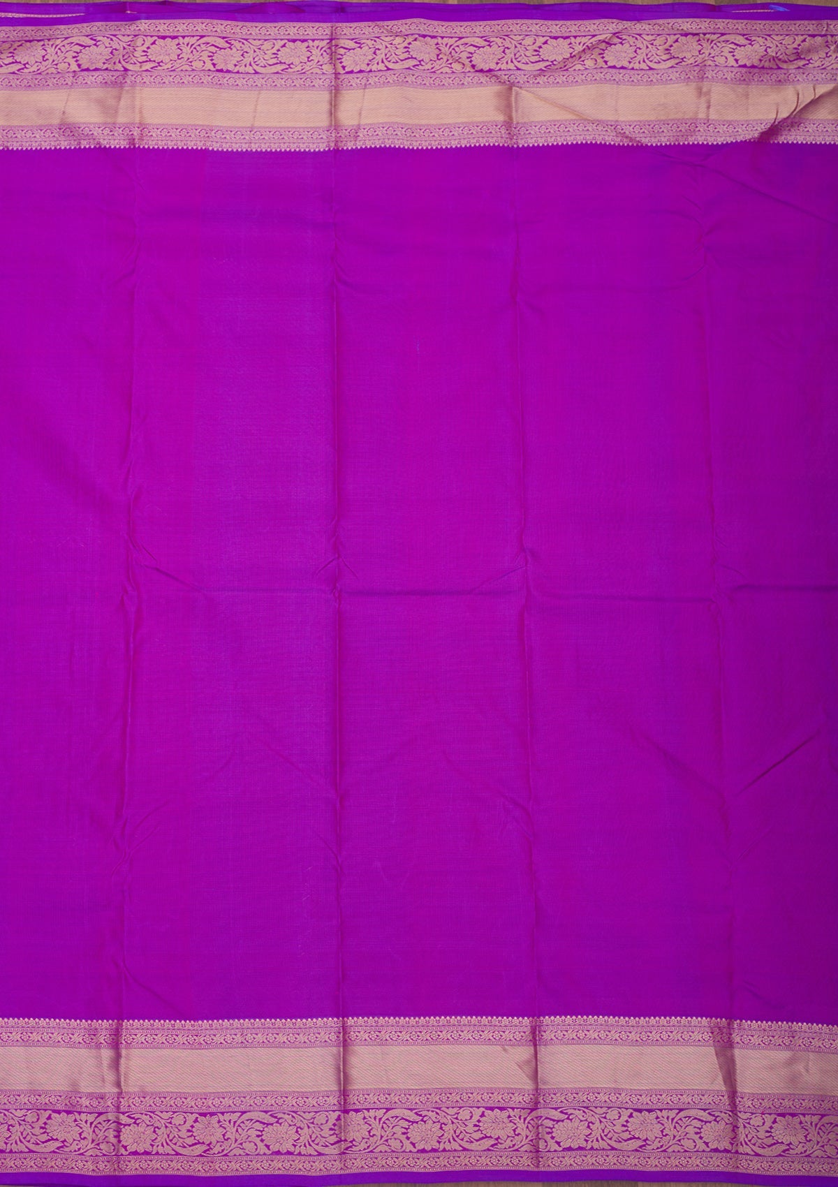 Koskii Purple Zariwork Pure Silk Saree – Women's - view 7