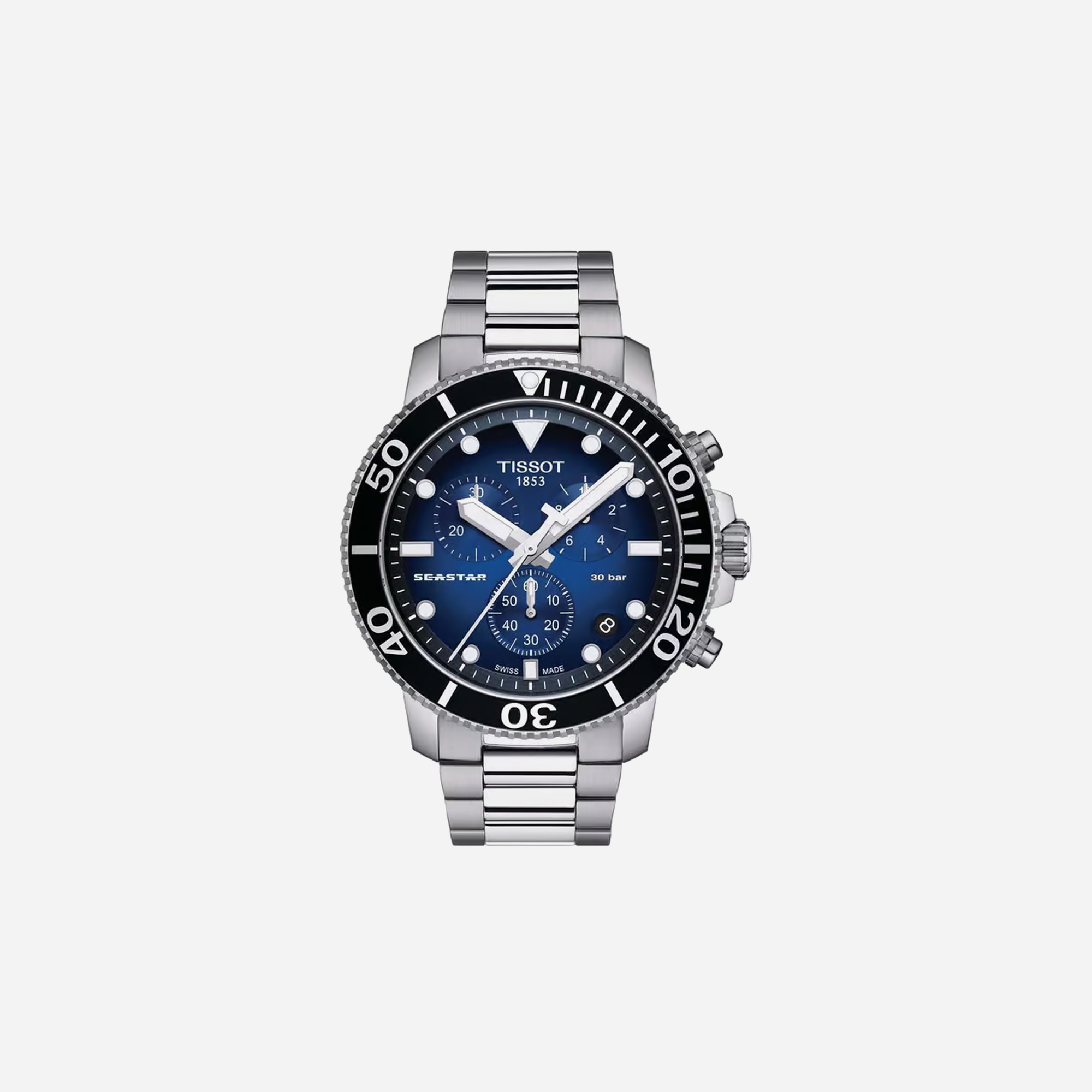Tissot Seastar 1000 Chronograph Blue Dial Stainless Steel 45.5mm