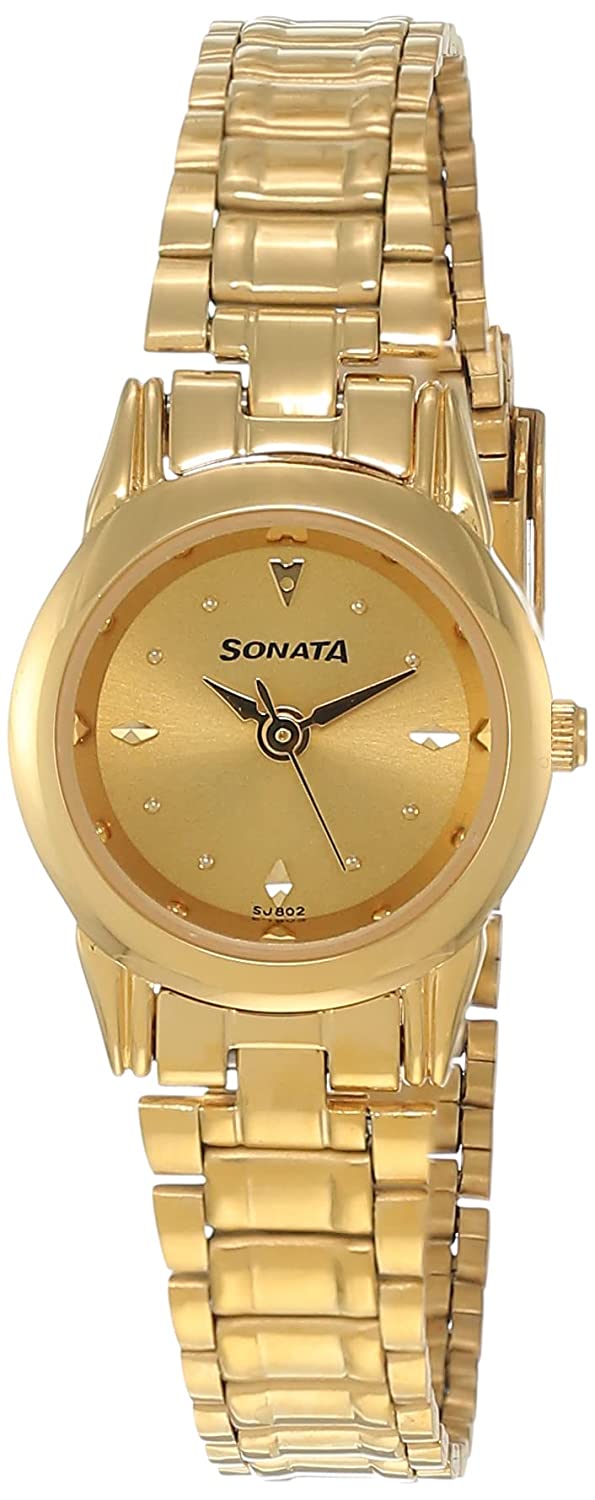 Sonata Champagne Dial & Golden Strap - view 4