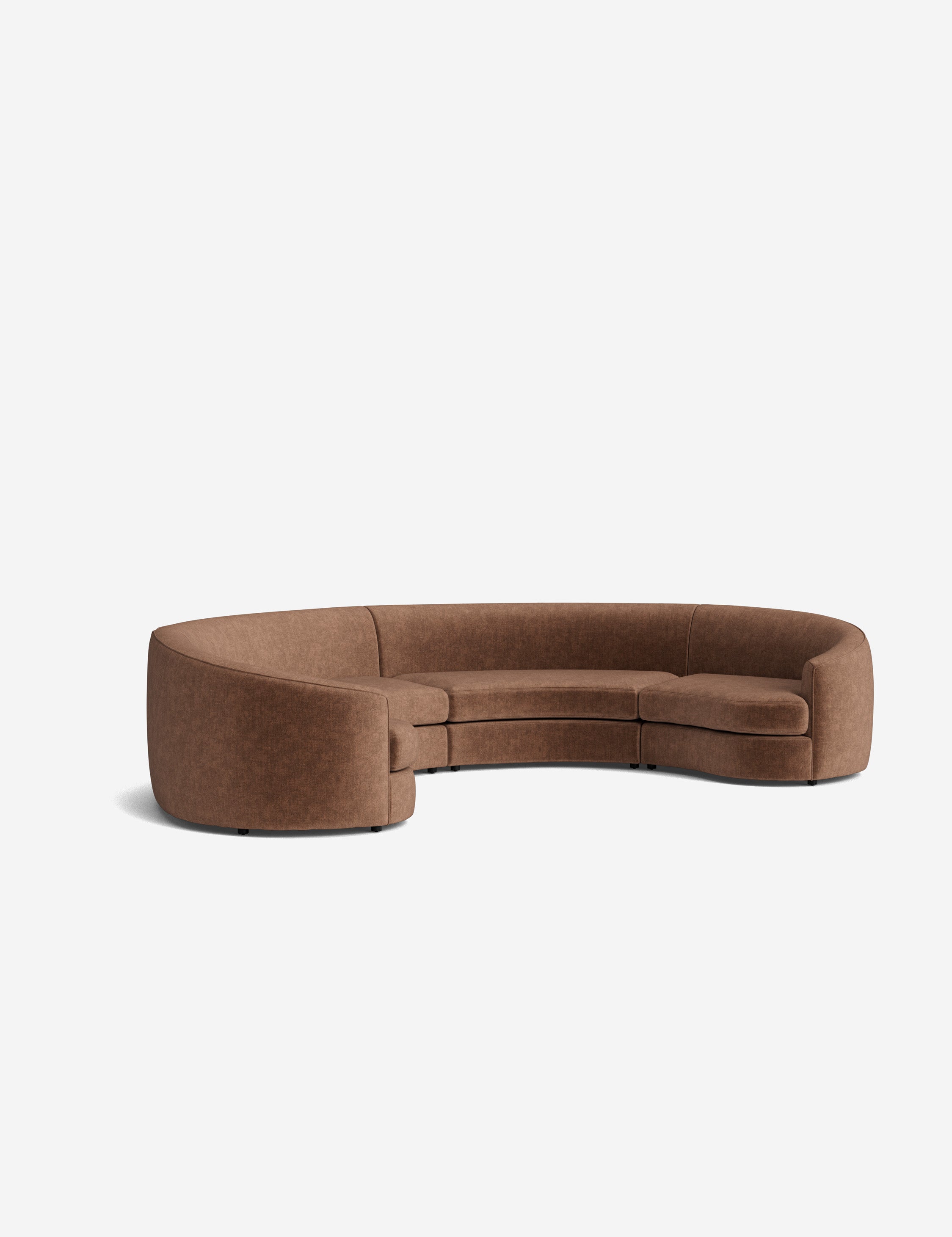 Lulu and Georgia Imada Modular Curved Sectional Sofa - view 139