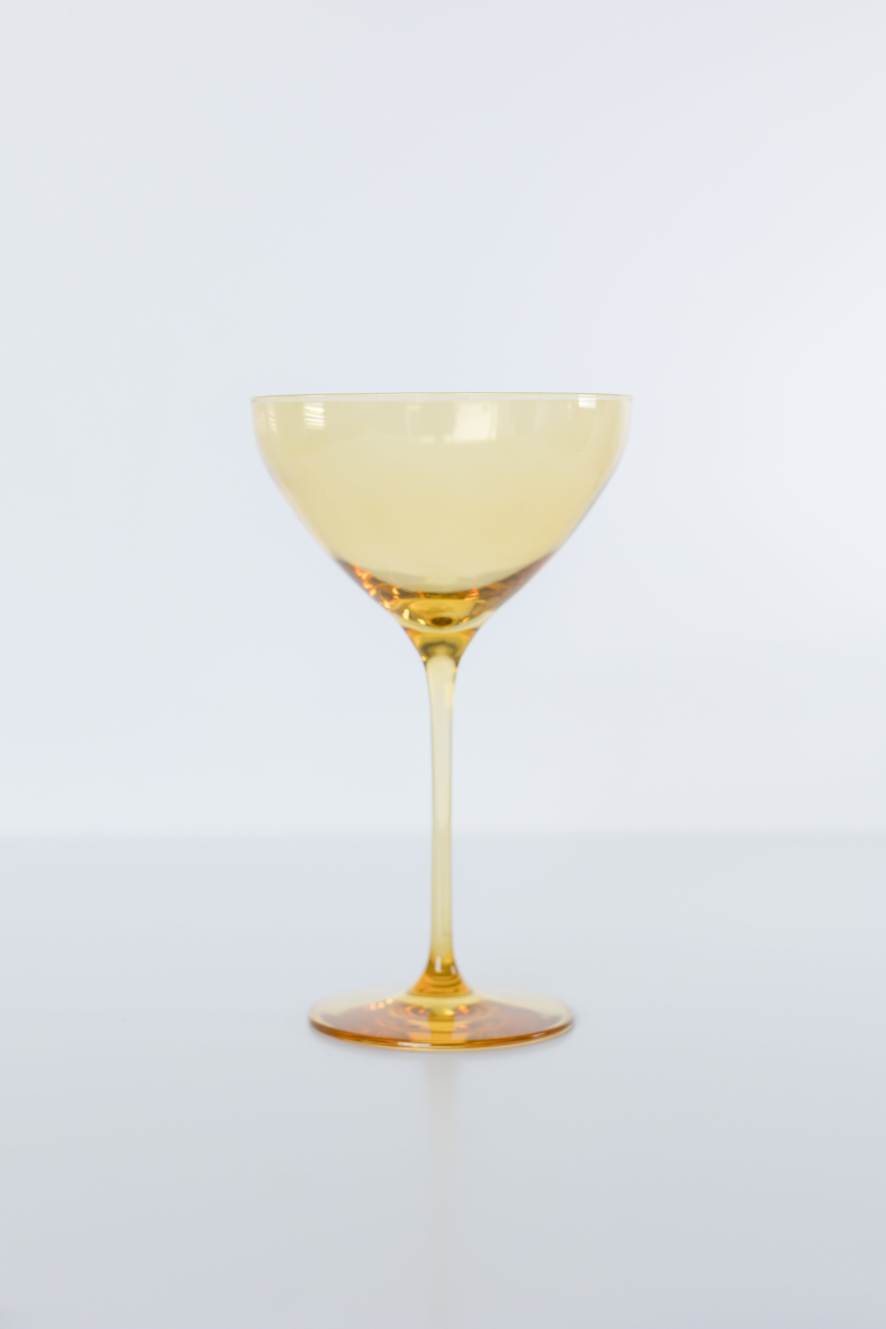 Estelle Colored Glass Estelle Colored Martini Glass - Set of 2 {Yellow} - view 3