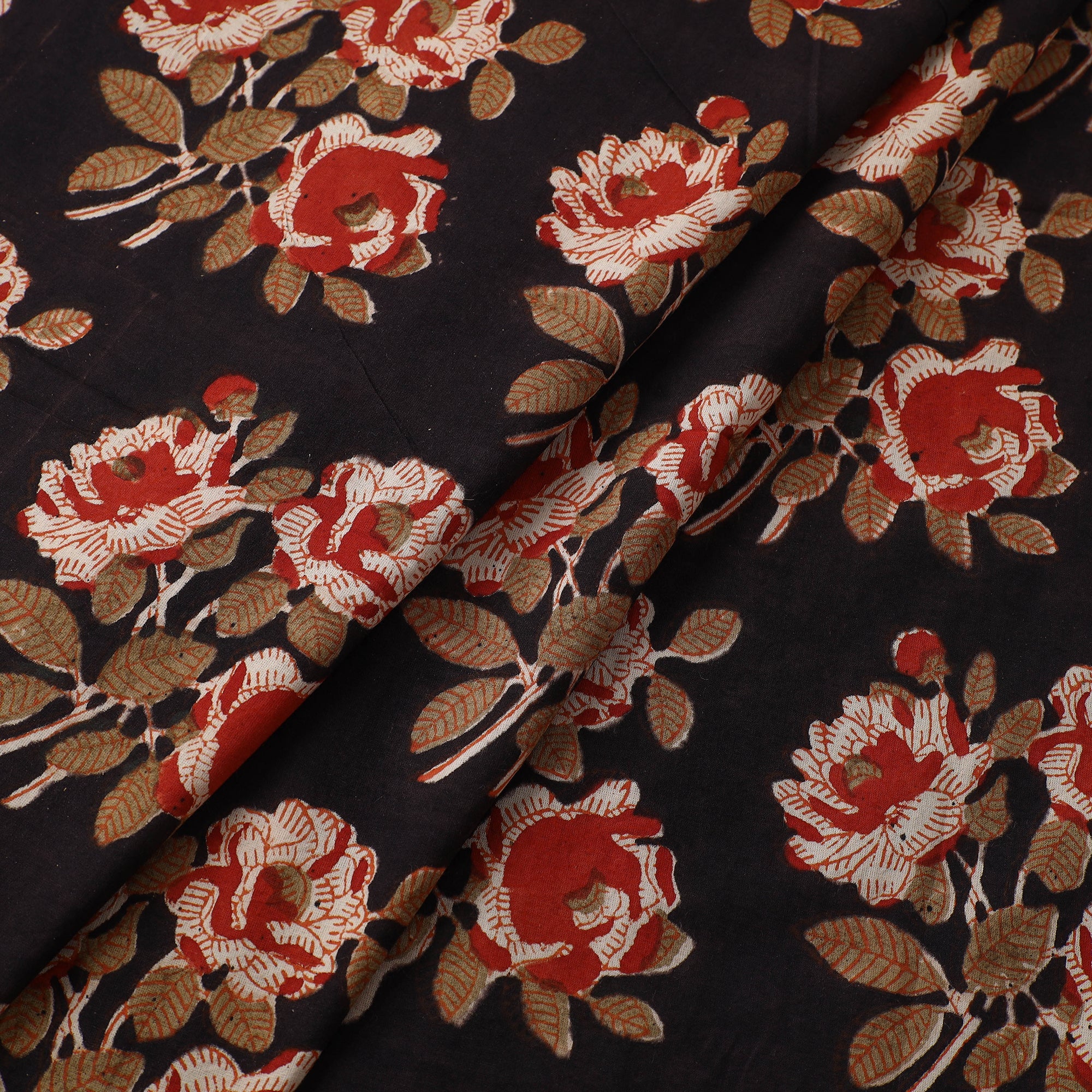BAGRU DABU PRINTS Black - Bagru Dabu Print Fabric in Cotton 06 - view 2