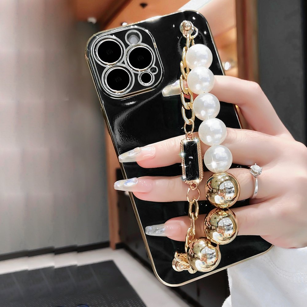 Peeperly Bold Contrast Vibrant Case with Pearl Bracelet - view 2