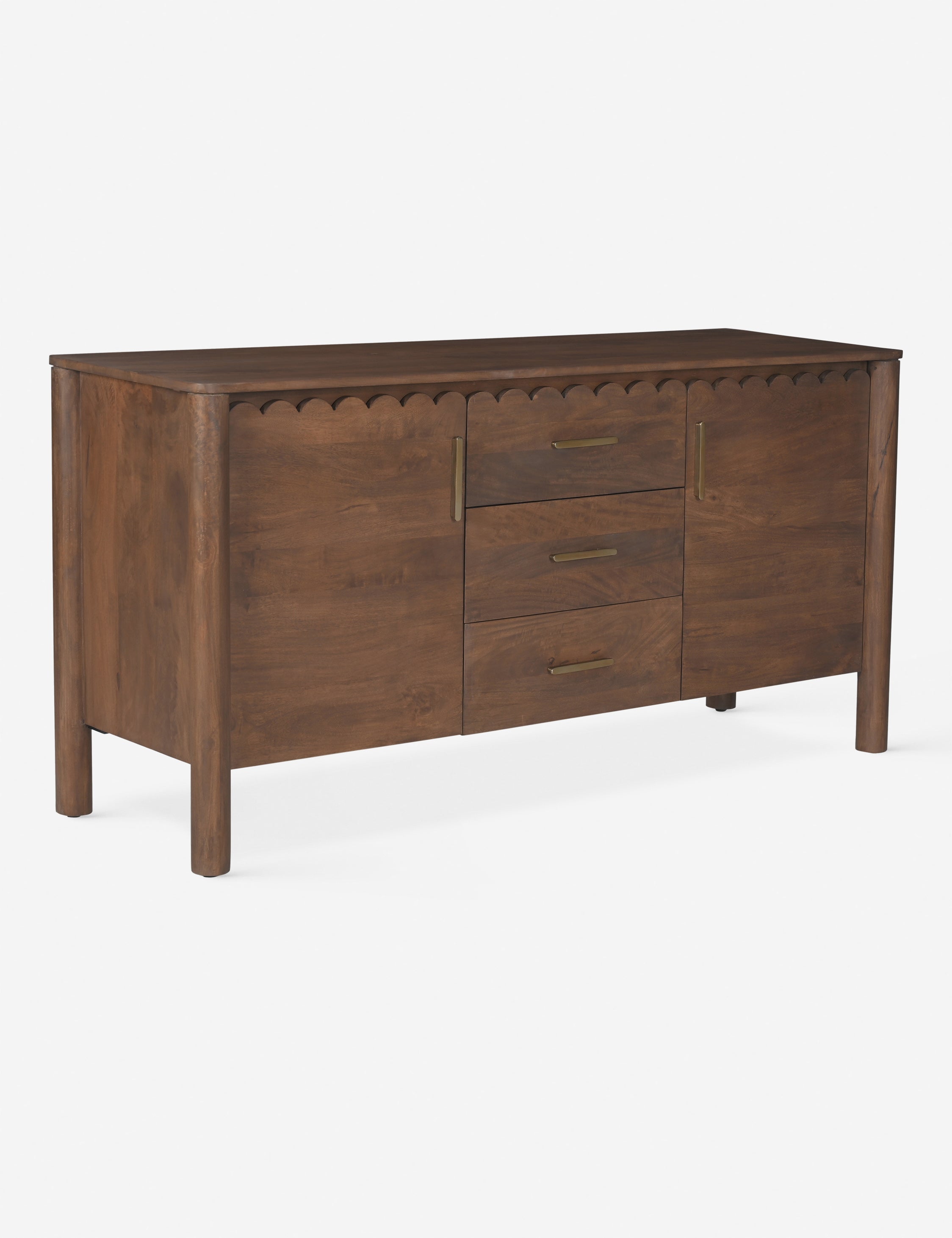 Lulu and Georgia Samantha 3-Drawer Sideboard – Brown - view 3