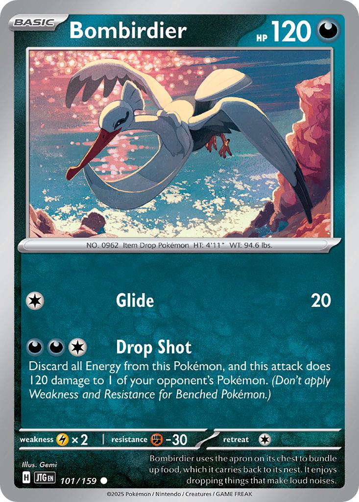 Common sv09-101 non-holo – Pokémon Bombirdier - 101/159 - Common [sv09-101] [Non-Holo]