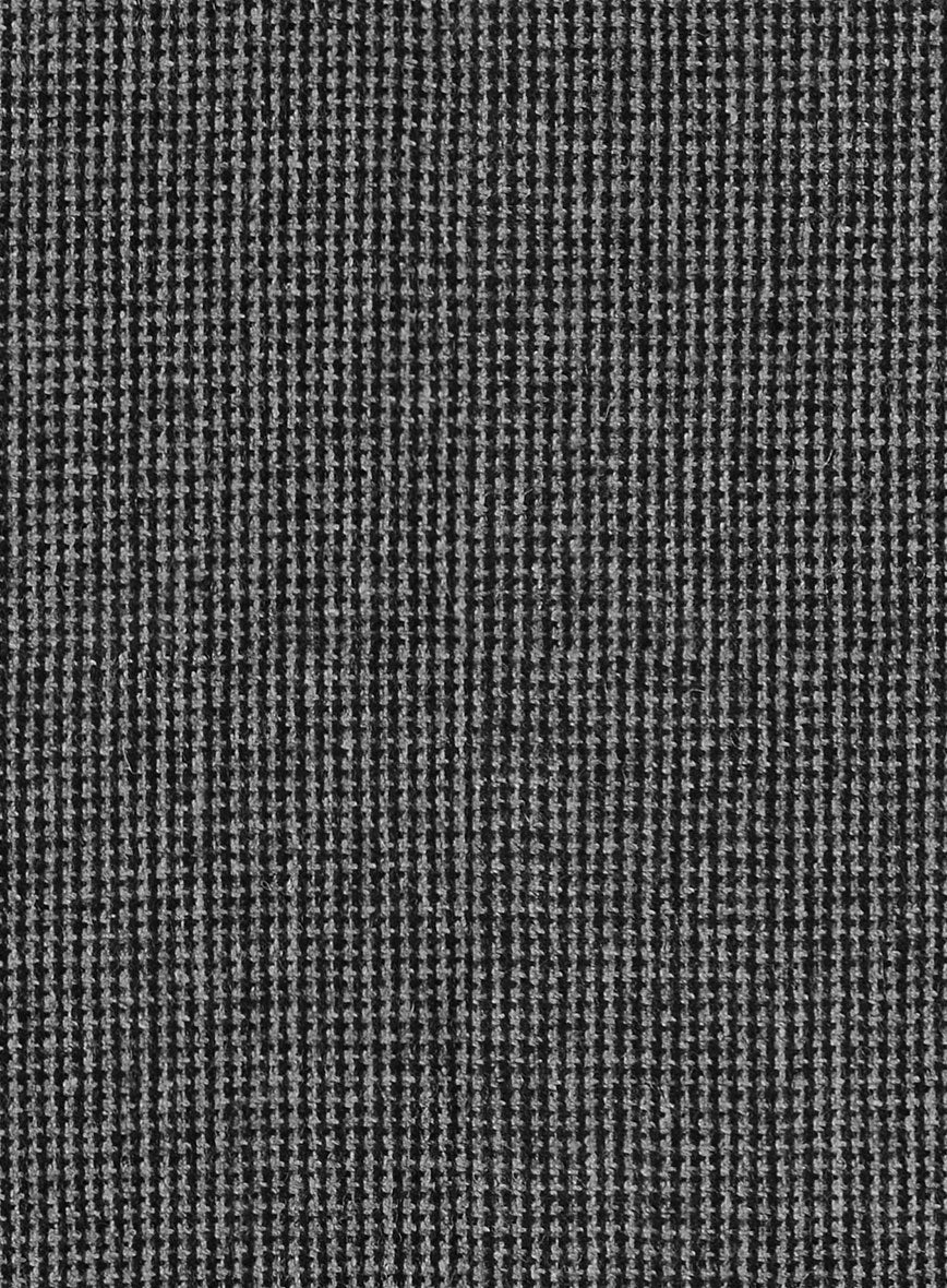 StudioSuits Vintage Gray Macro Weave Tweed Waist Coat - view 3