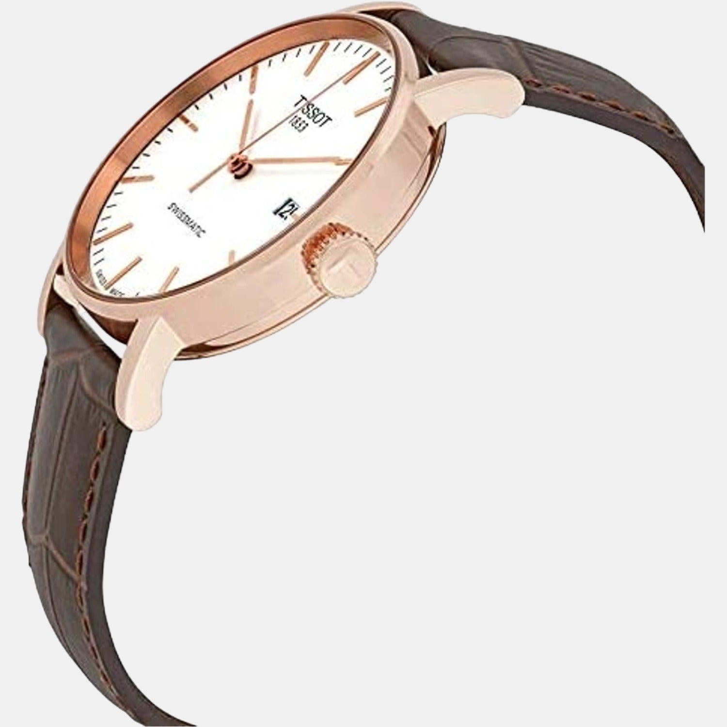 Tissot Everytime Men Analog Leather Watch T1094073603100 - view 2