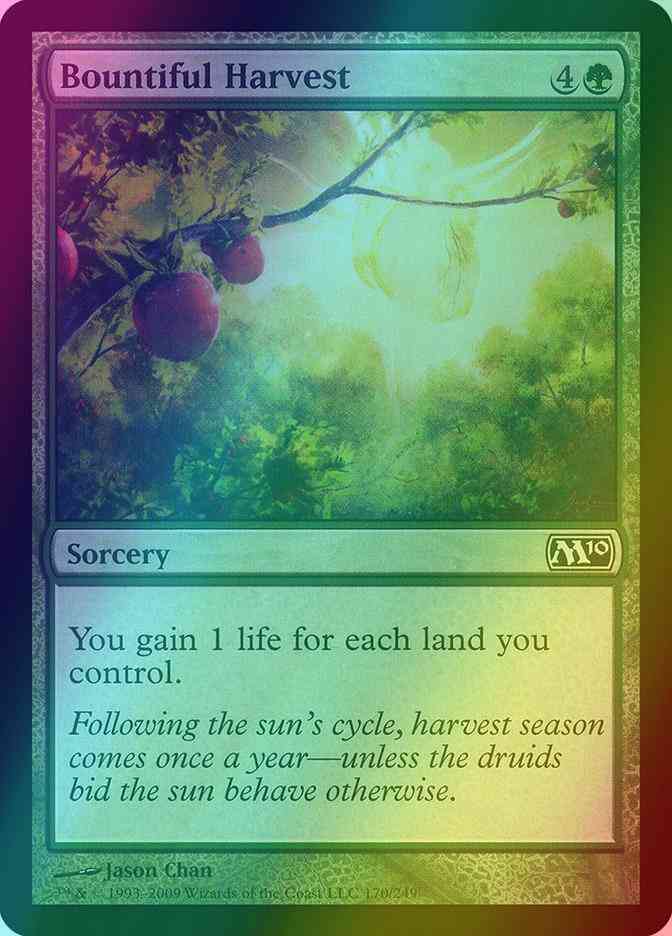 Harvest 170 magic – Bountiful Harvest [170] [Magic 2010] [Foil]
