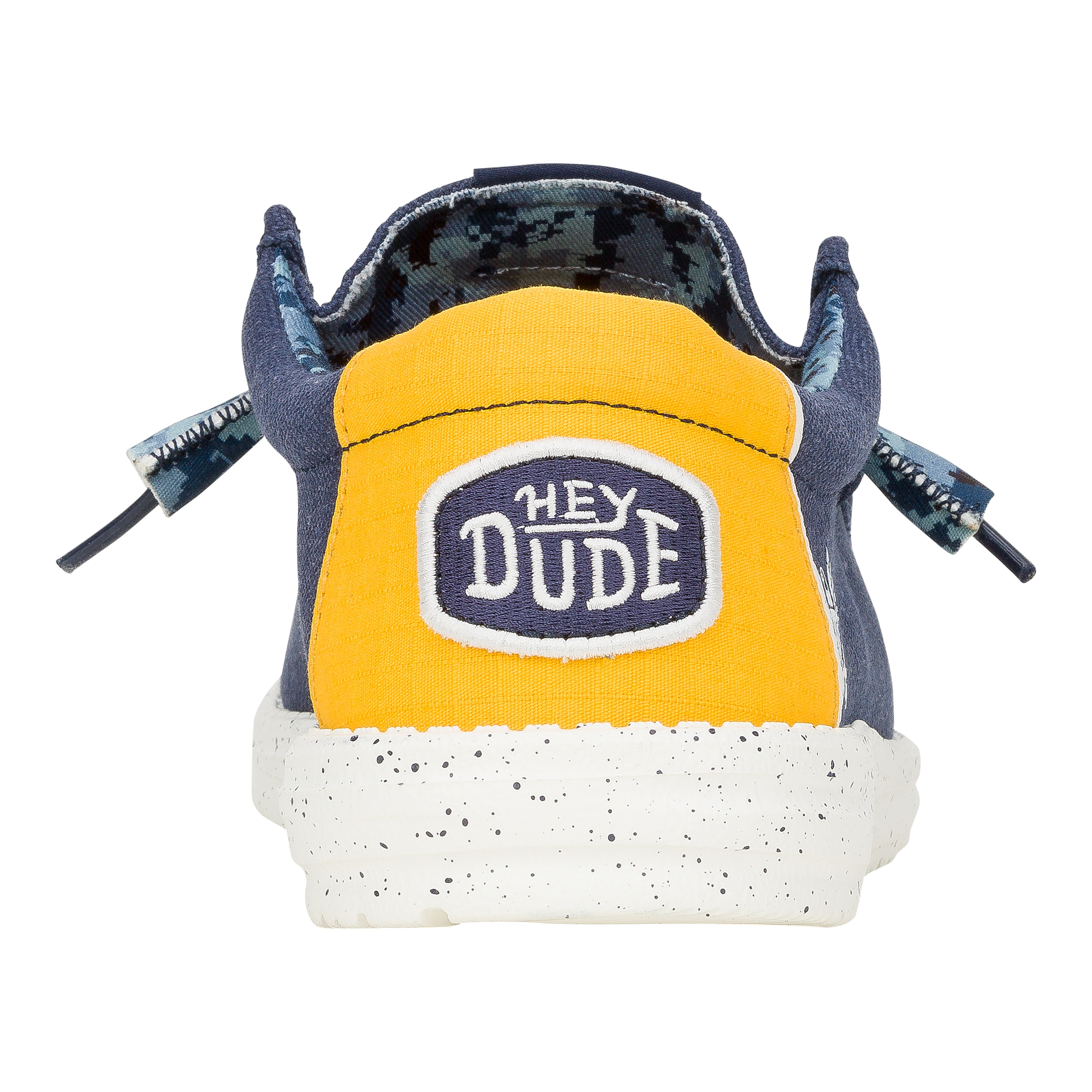 HEYDUDE shoes Wally US Navy 2 - Navy/Yellow – Men's - view 5