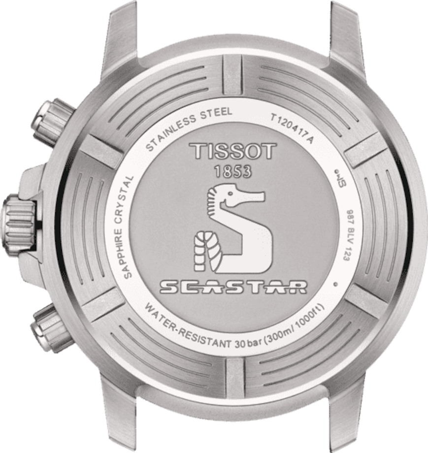 Tissot T-Sport Black & Blue Dial Men 45.5mm - view 3