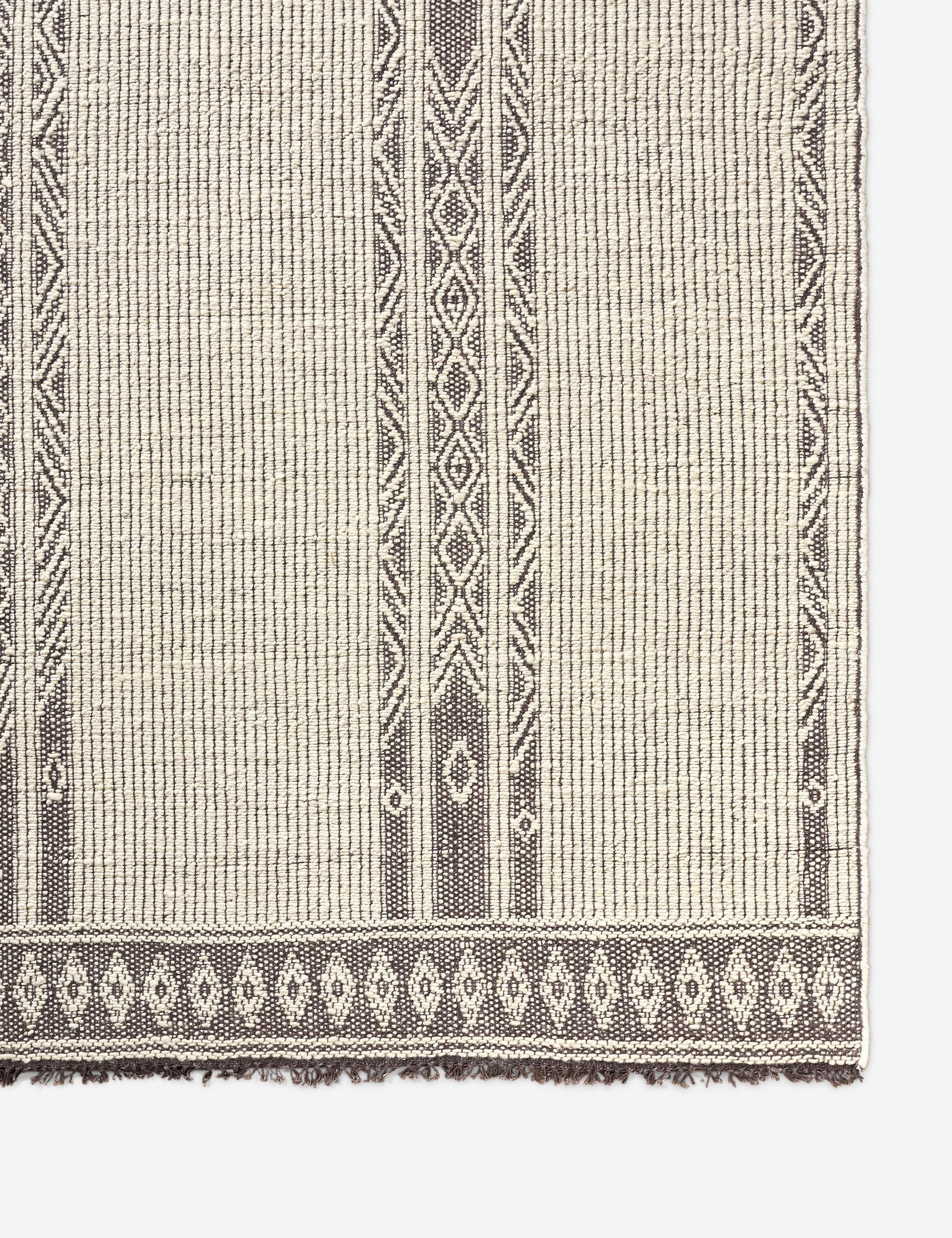 Lulu and Georgia Delgado Handwoven Wool Rug – Gray - view 2