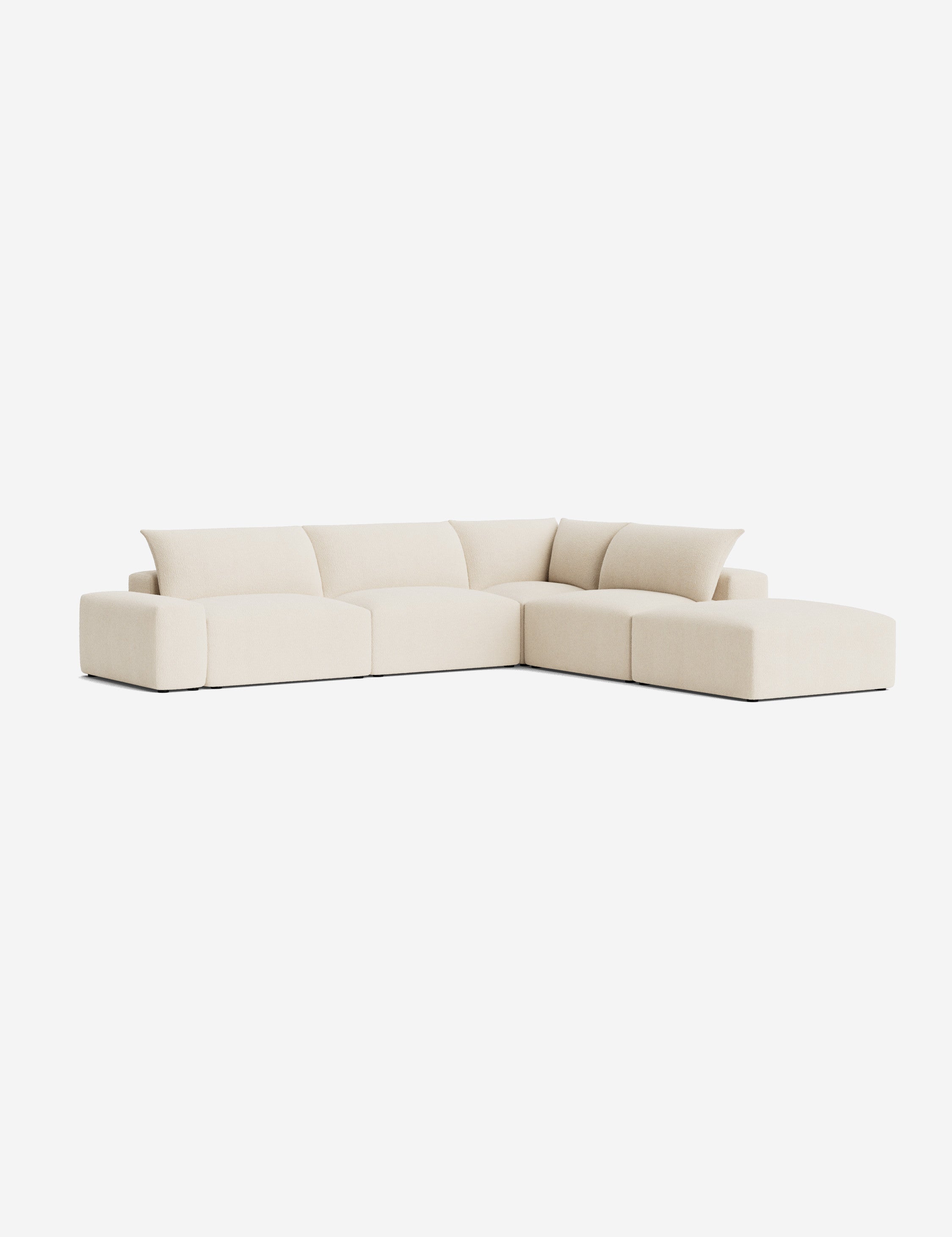 Lulu and Georgia Brinley Modular Chaise Sectional Sofa