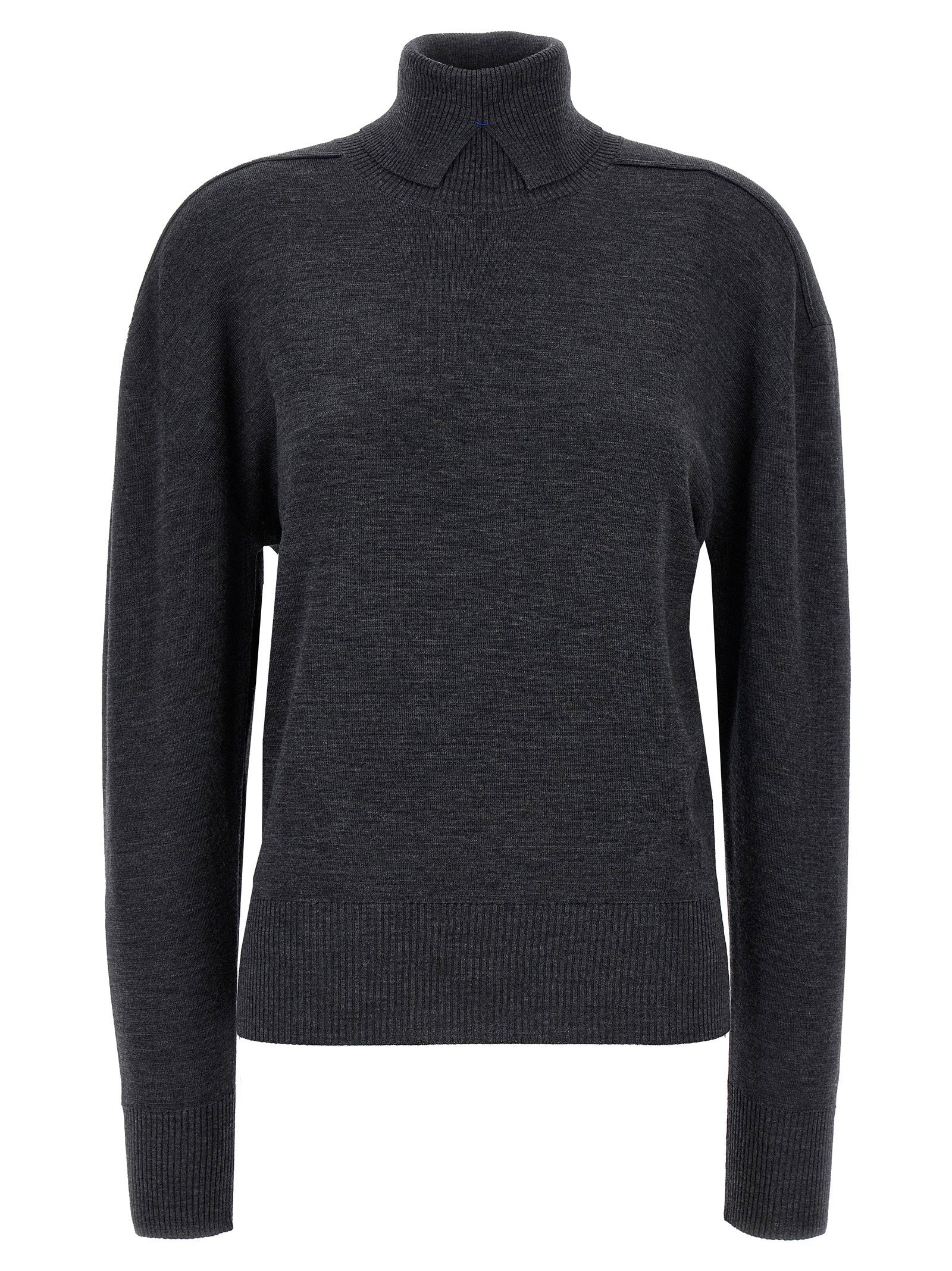 Burberry High Neck Sweater – 100% wool