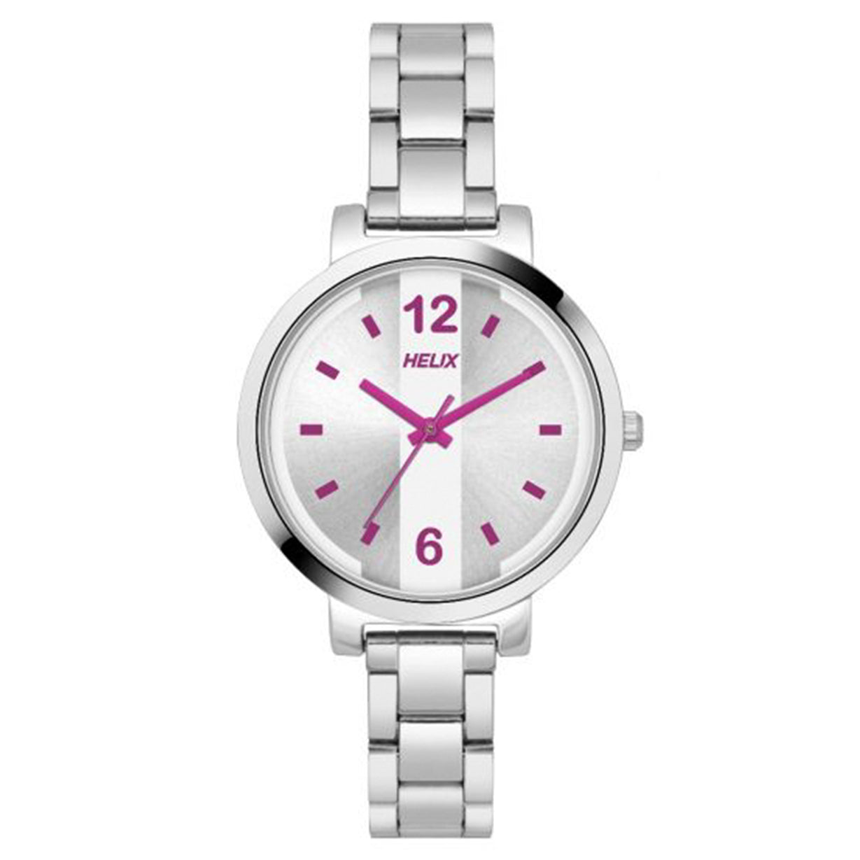 Helix Women Silver Stainless Steel Bracelet - view 3
