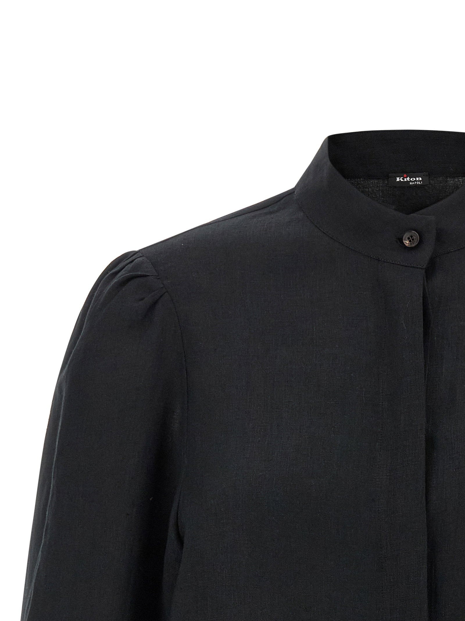 Kiton Fringed Shirt – 100% linen - view 3
