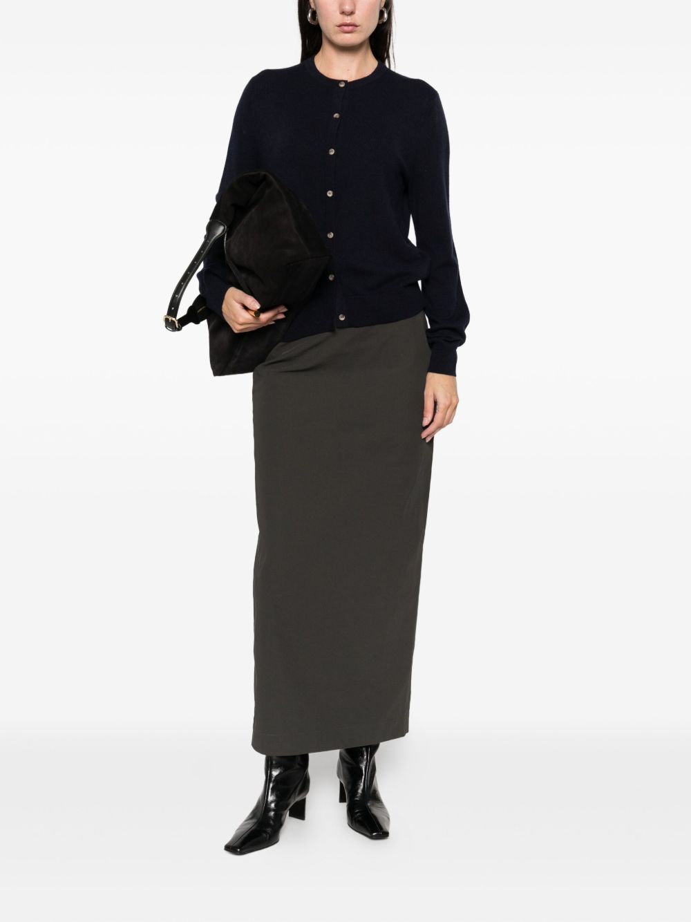 SOFT GOAT Sweaters NAVY – Cashmere 100% - view 2