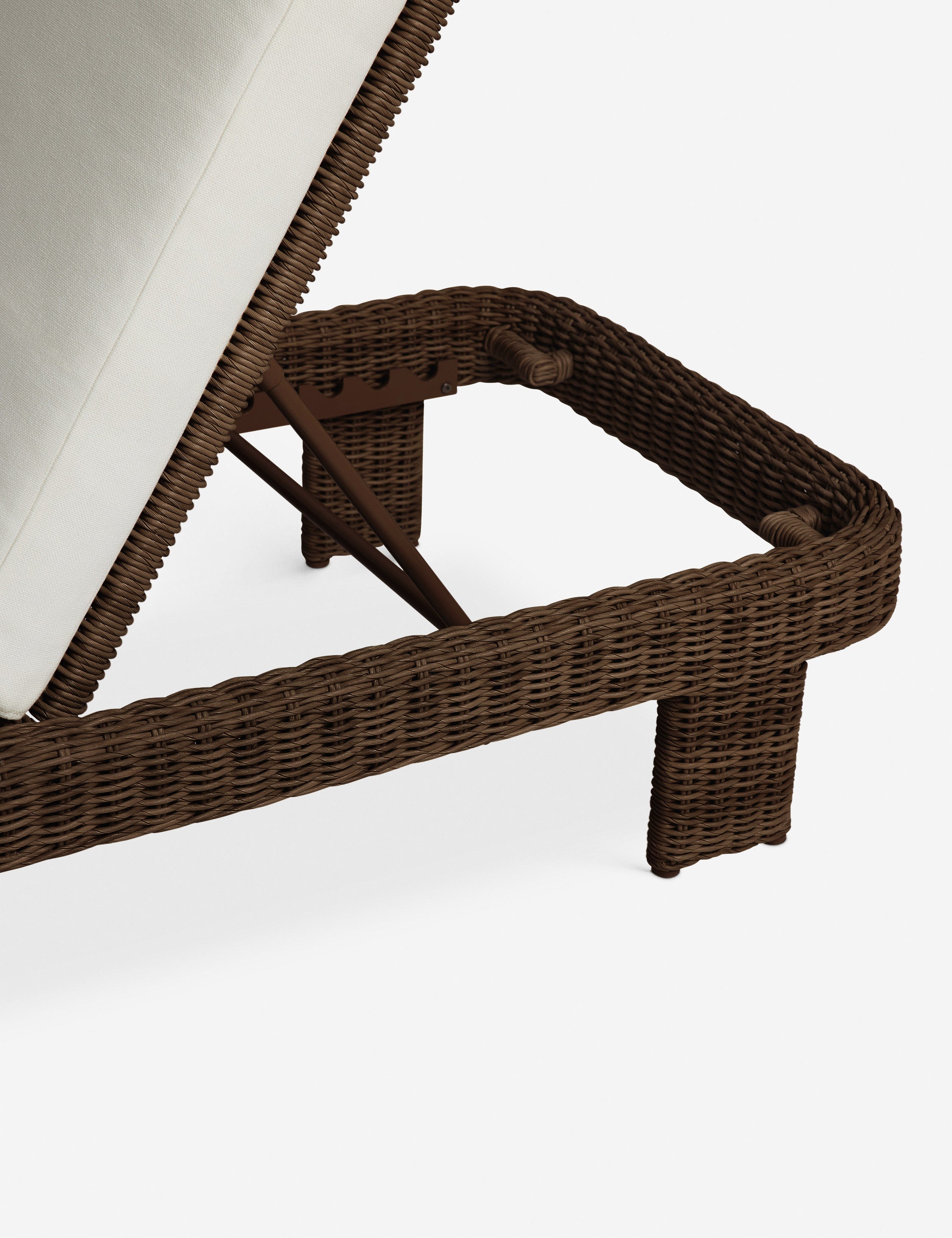 Lulu and Georgia Hadler Outdoor Lounger, Ivory - view 8