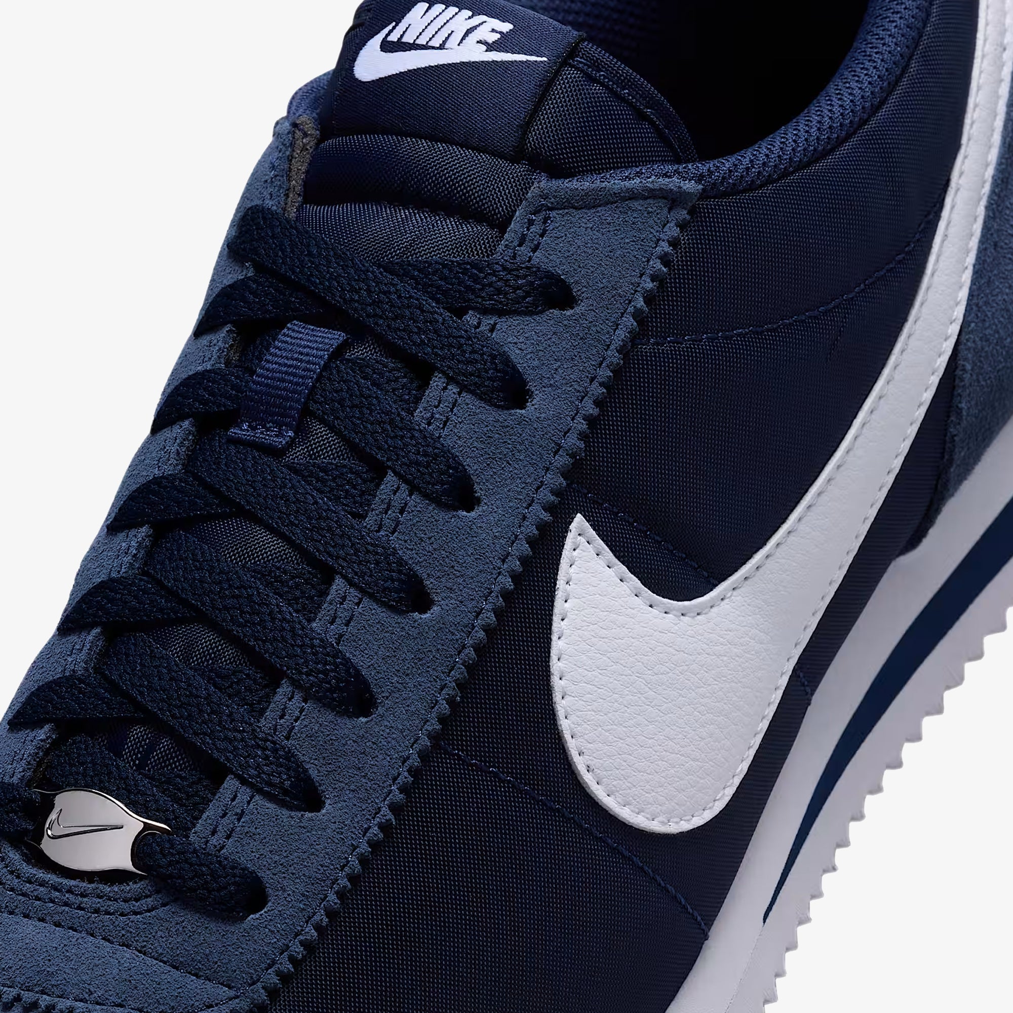 Nike | CORTEZ TXT { MIDNIGHT NAVY/WHITE - view 5