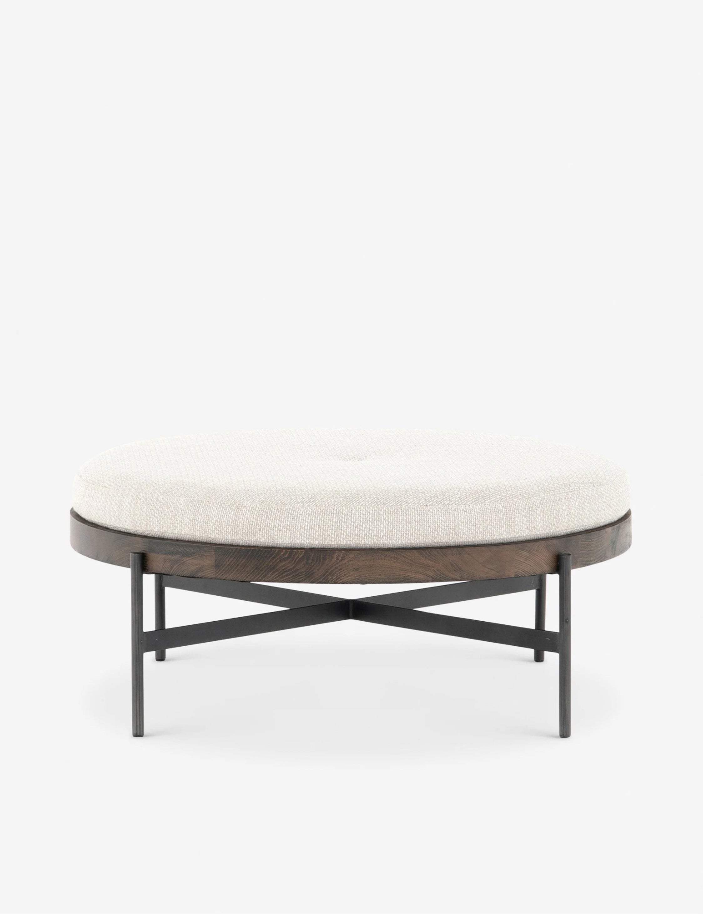 Lulu and Georgia Emile Round Ottoman