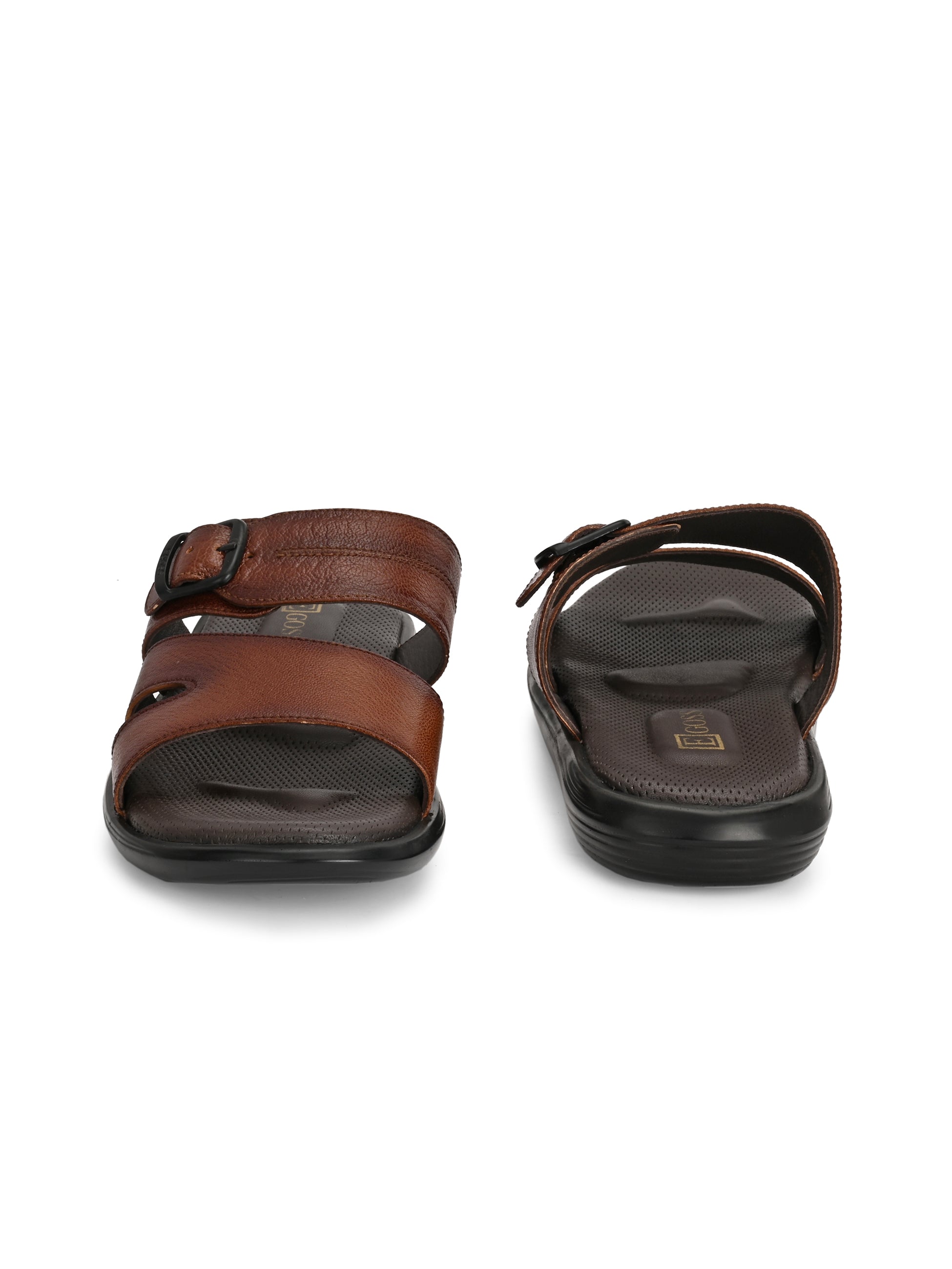 Egoss Shoes Egoss Leather Slippers For Men - view 7