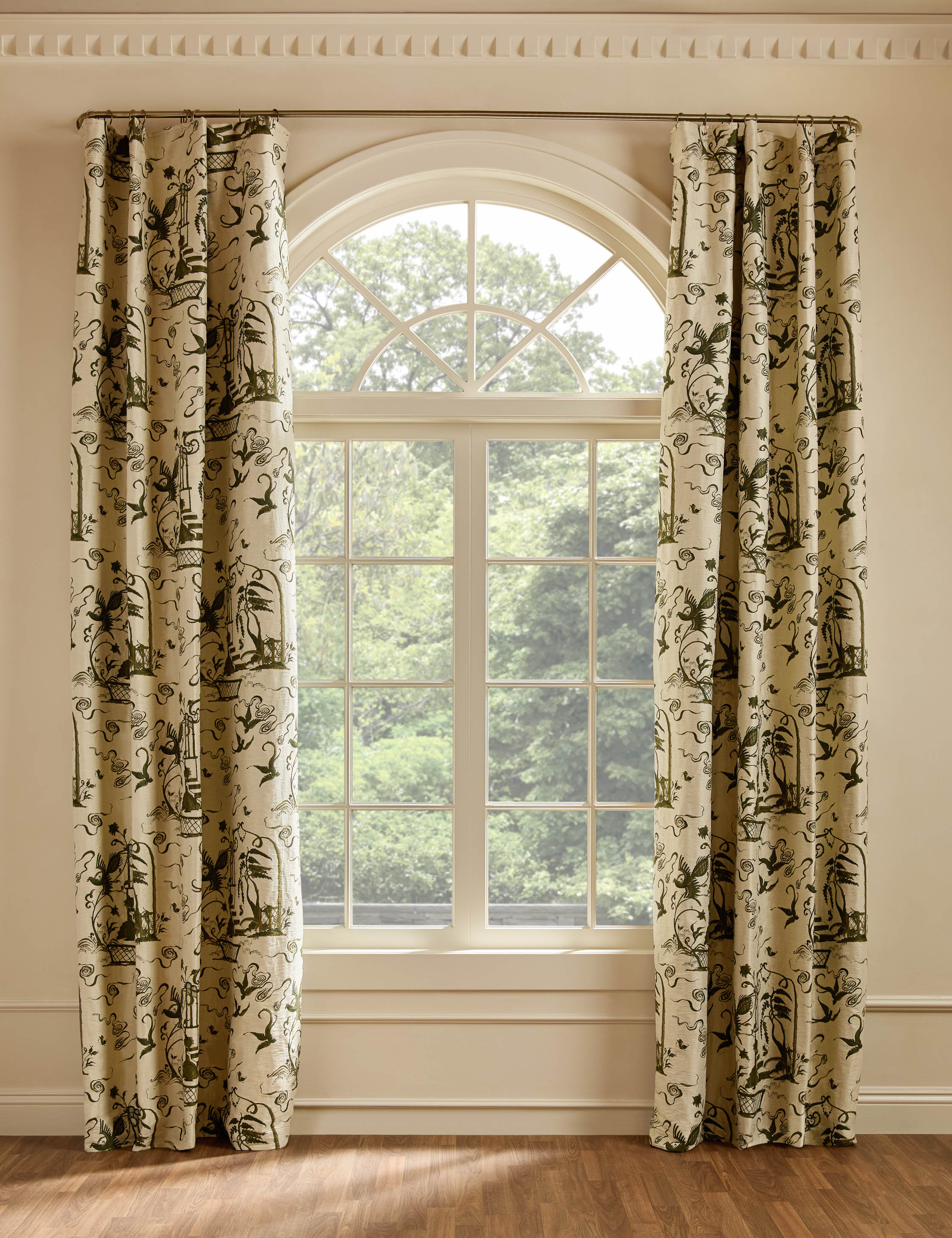 Lulu and Georgia Misha Toile Curtain Panel - view 2