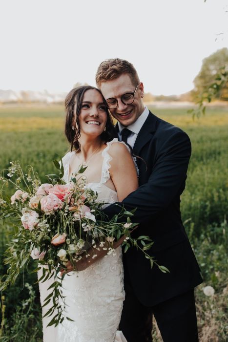 fiftyflowers.com Fairytale Peach and Blush Garden Wedding