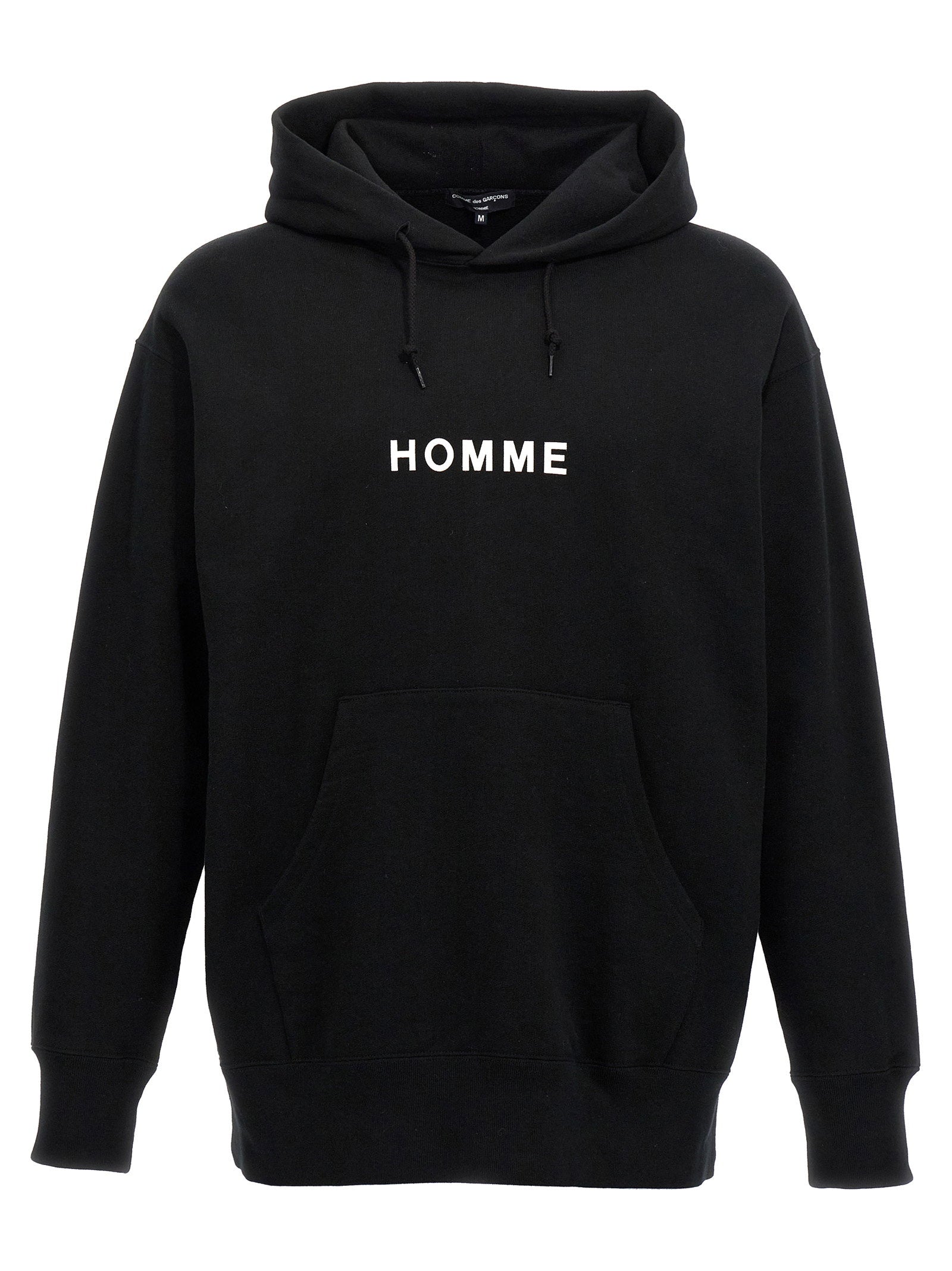 Comme Des Garҫons Homme Logo Print Hoodie – 100% cotton