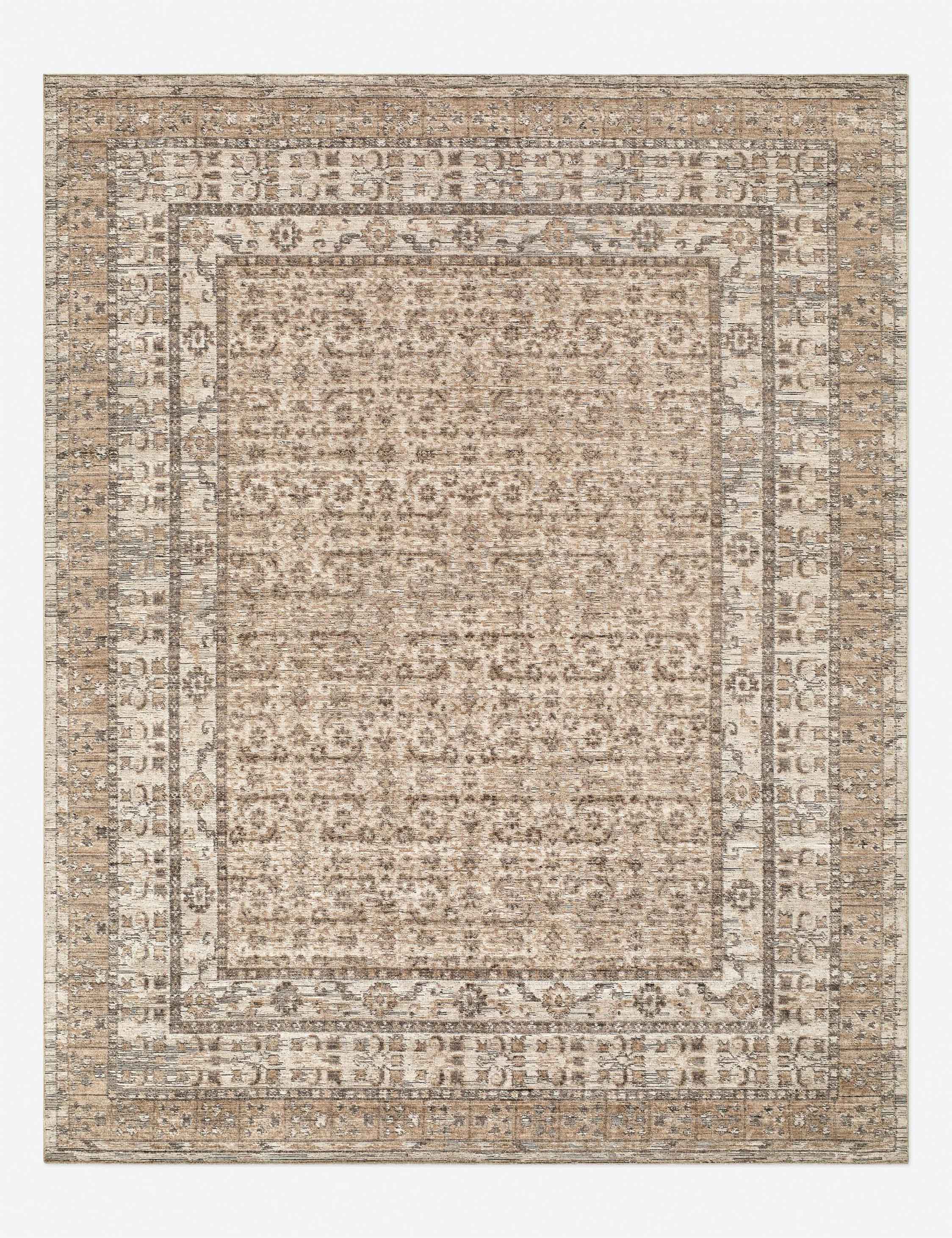 Lulu and Georgia Tamkin Hand-Knotted Rug – Tan and Beige